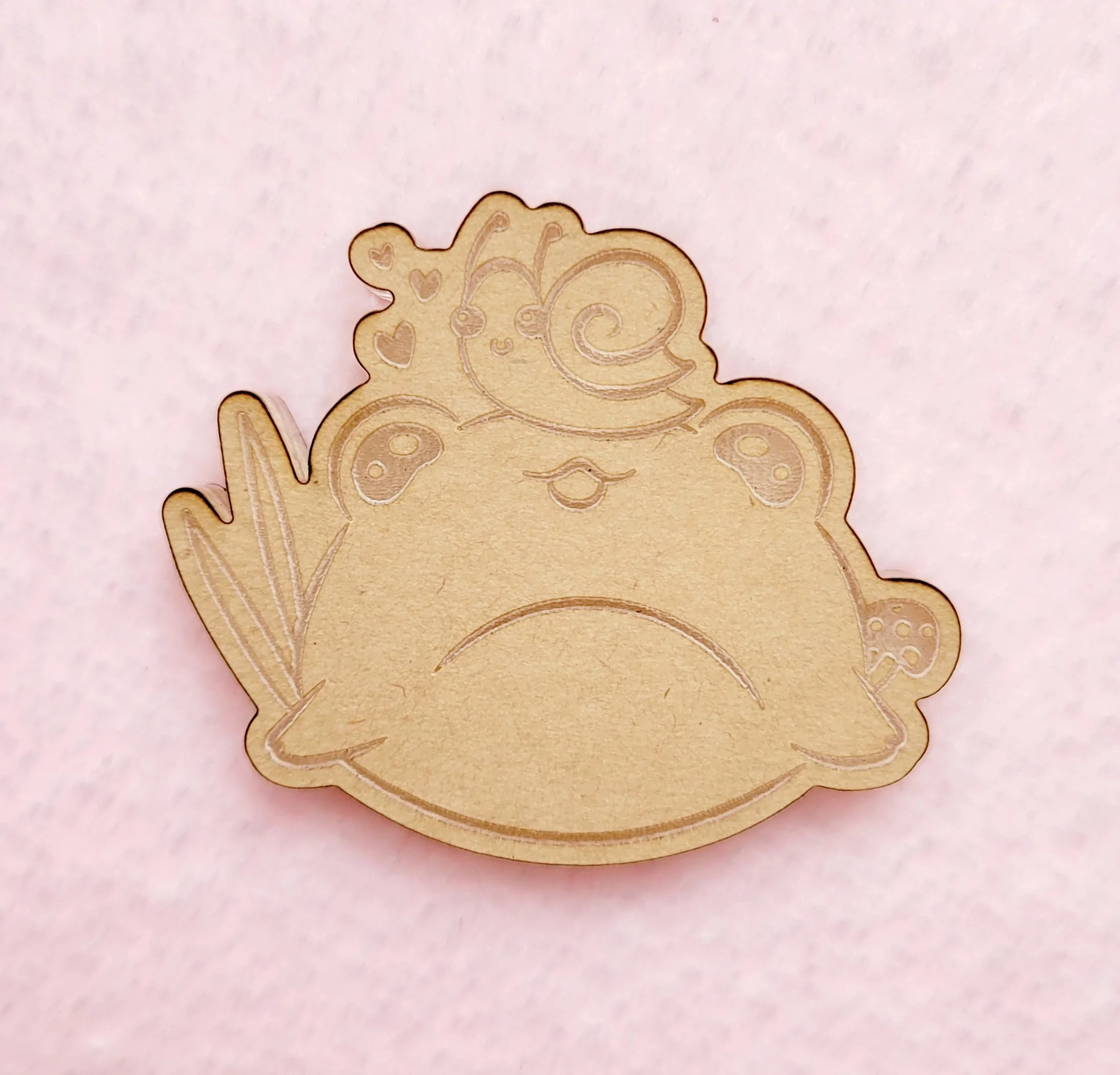 Froggy Love Snail Head Flat