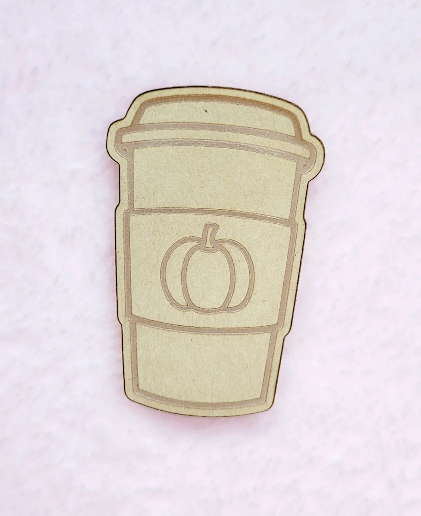 Pumpkin Coffee Cup Flat