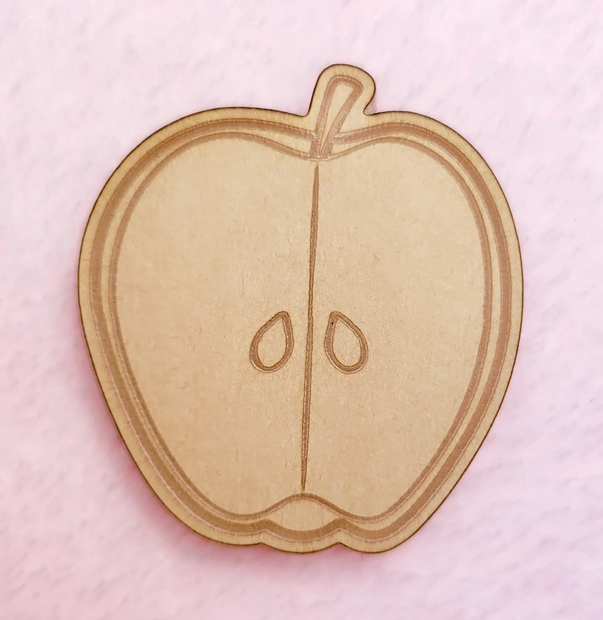 Cut Apple Flat