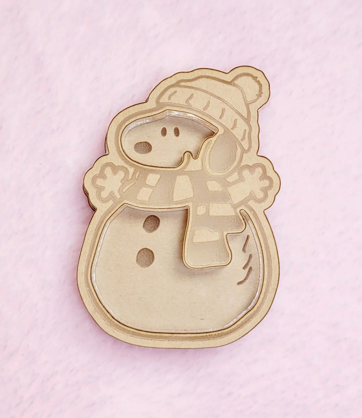 Cute Puppy Snowman Shaker