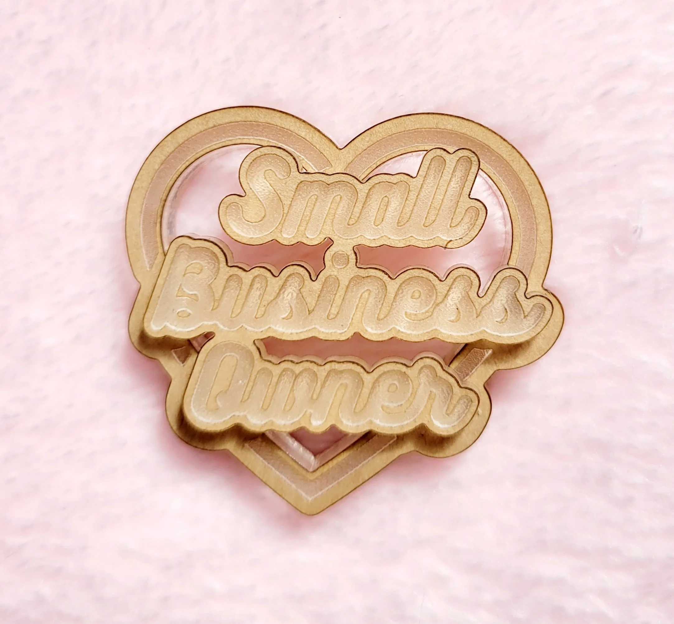 Small Business Owner Two Layer Flat