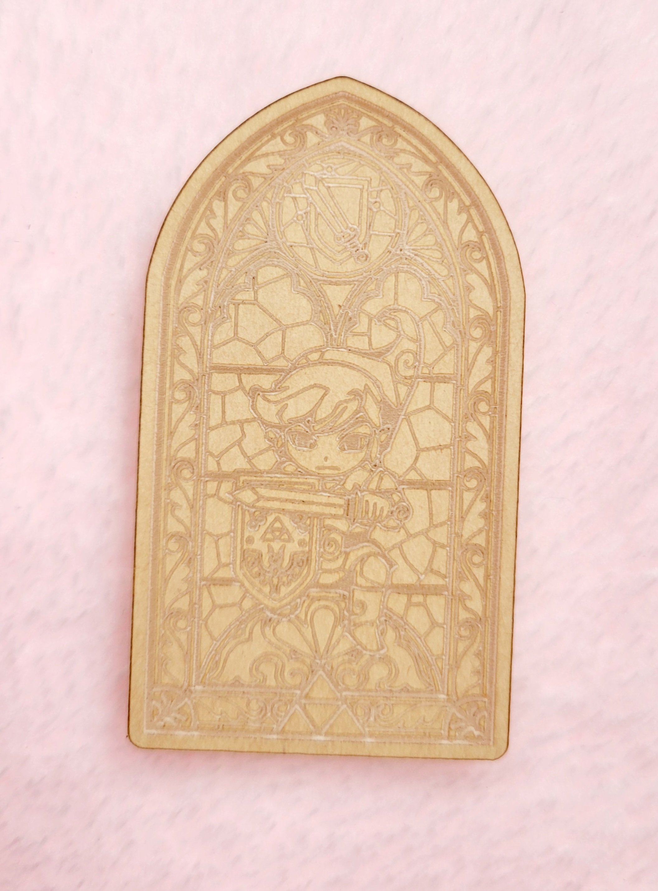 Boy Classic Stained Glass Flat