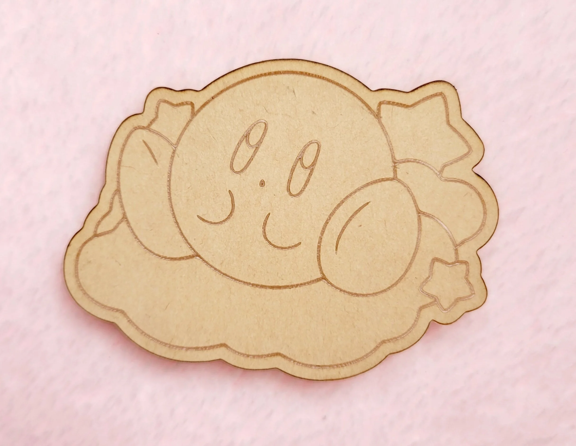 Kawaii Cute Hungry Star on Cloud Flat