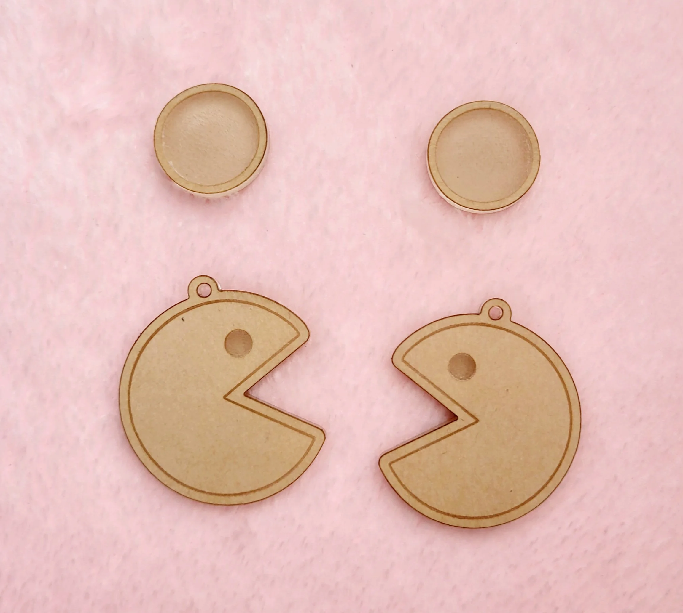 Retro Hungry Man Earring Set