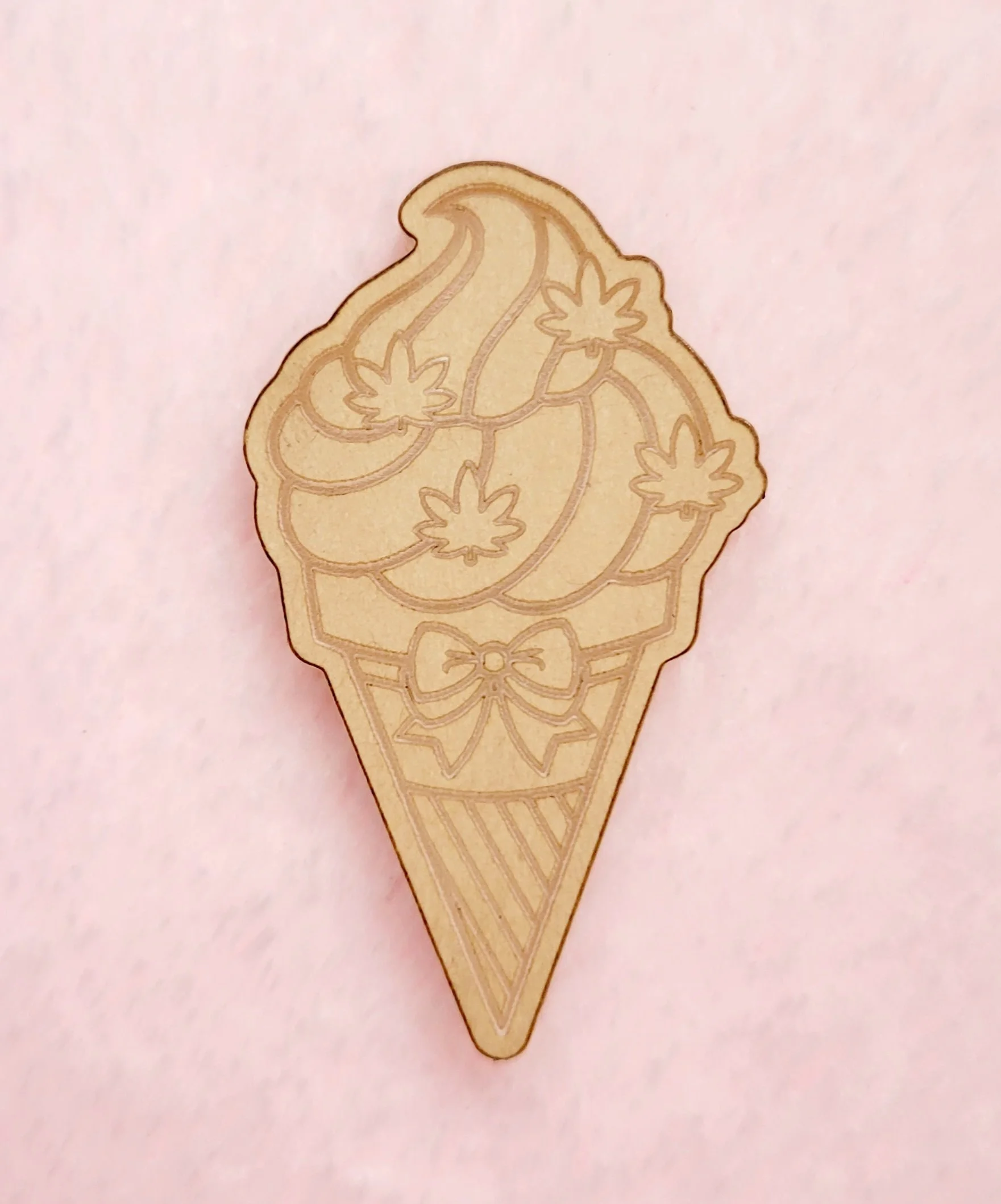 420 Ice Cream Cone Flat