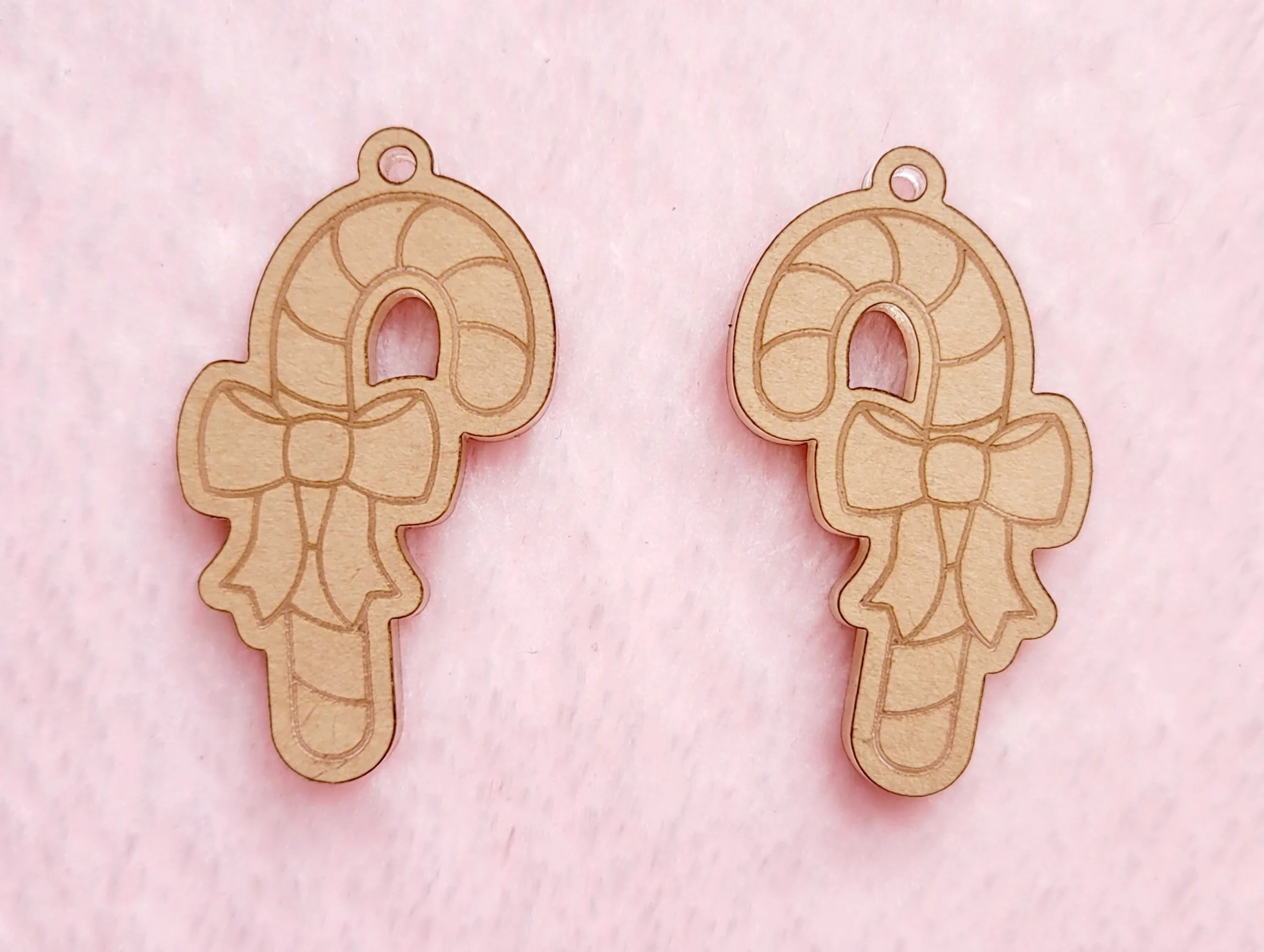 Kawaii Candy Cane Earrings