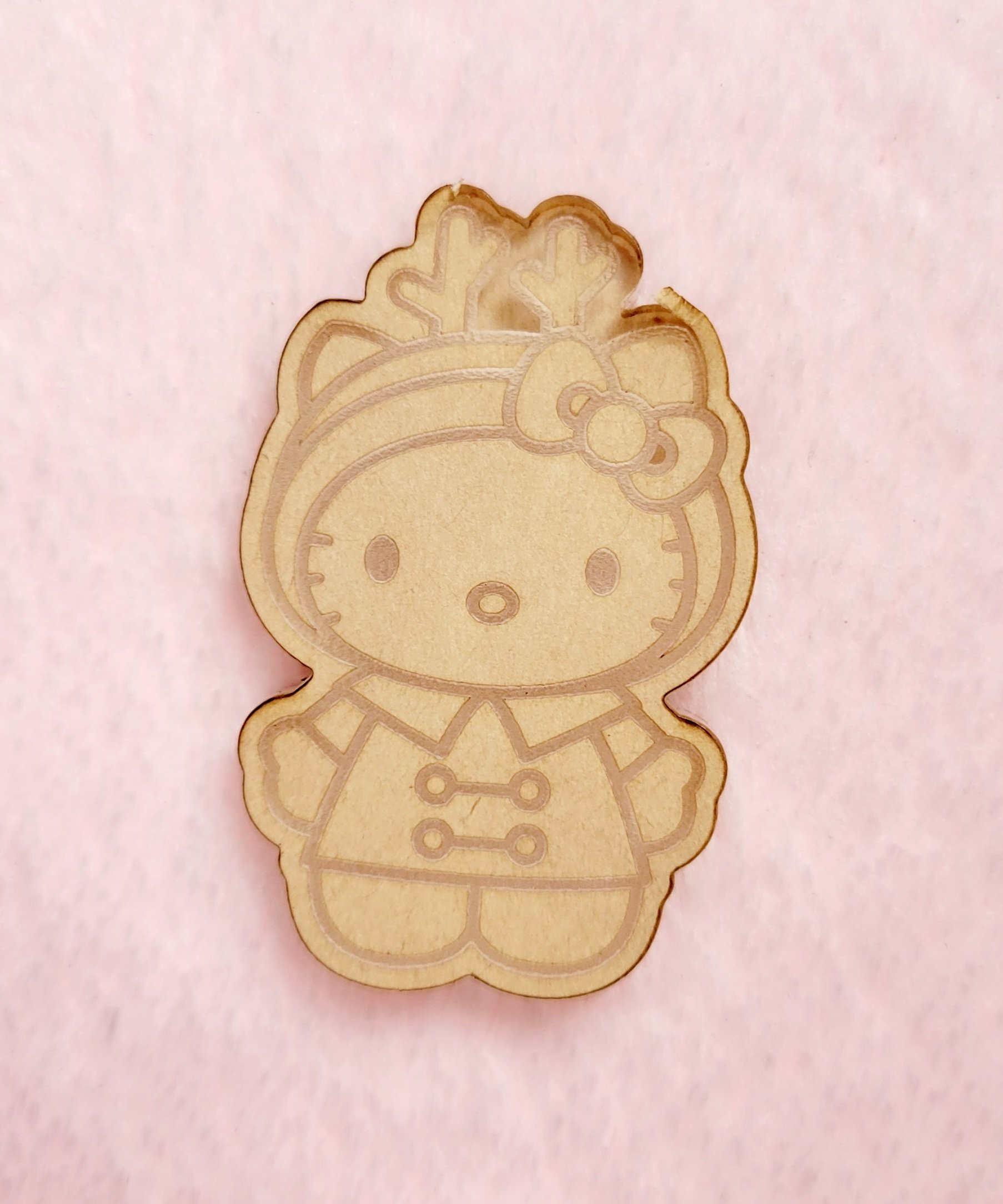 Kawaii Reindeer Kitty Flat