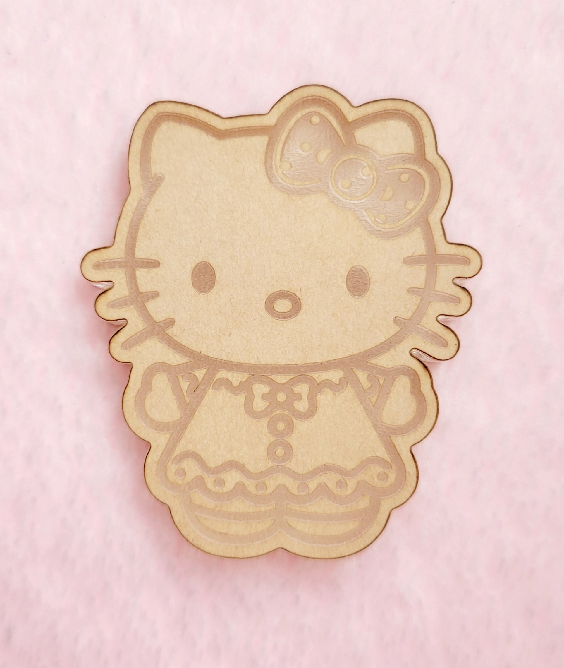Kawaii Gingerbread Kitty Flat
