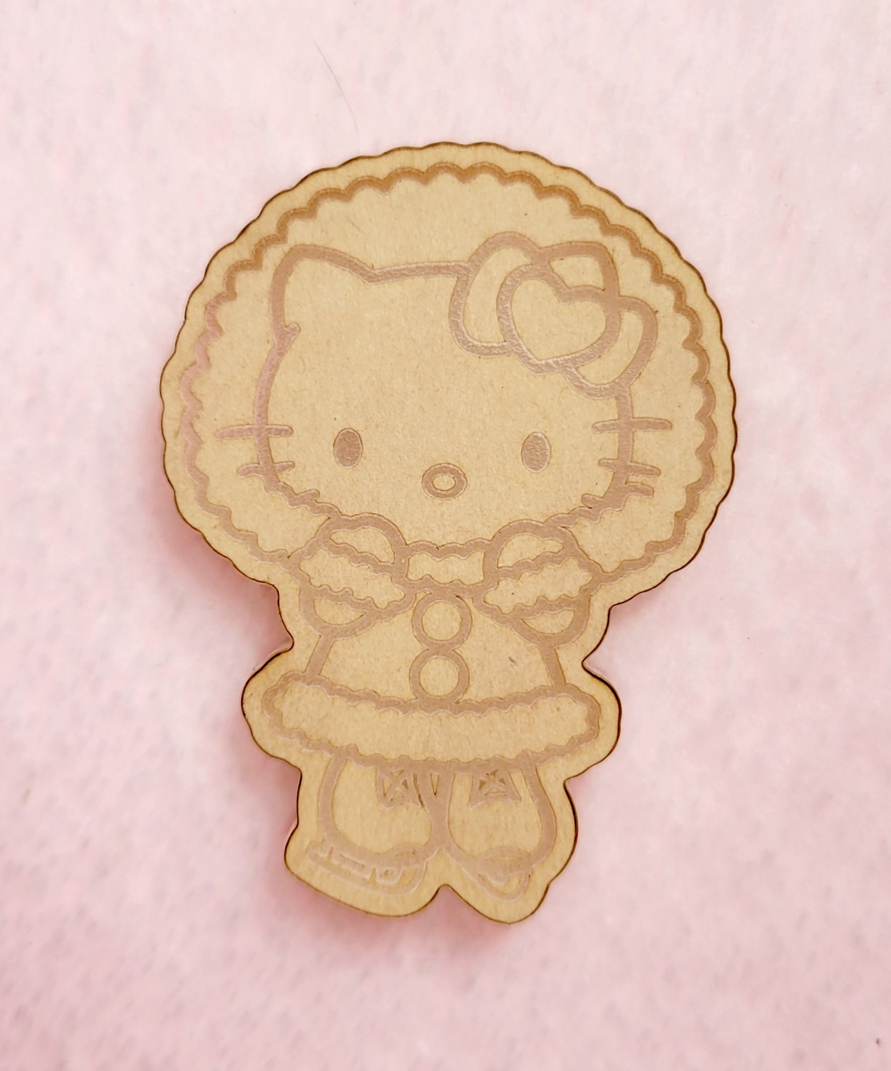 Kawaii Ice Skates Kitty Flat