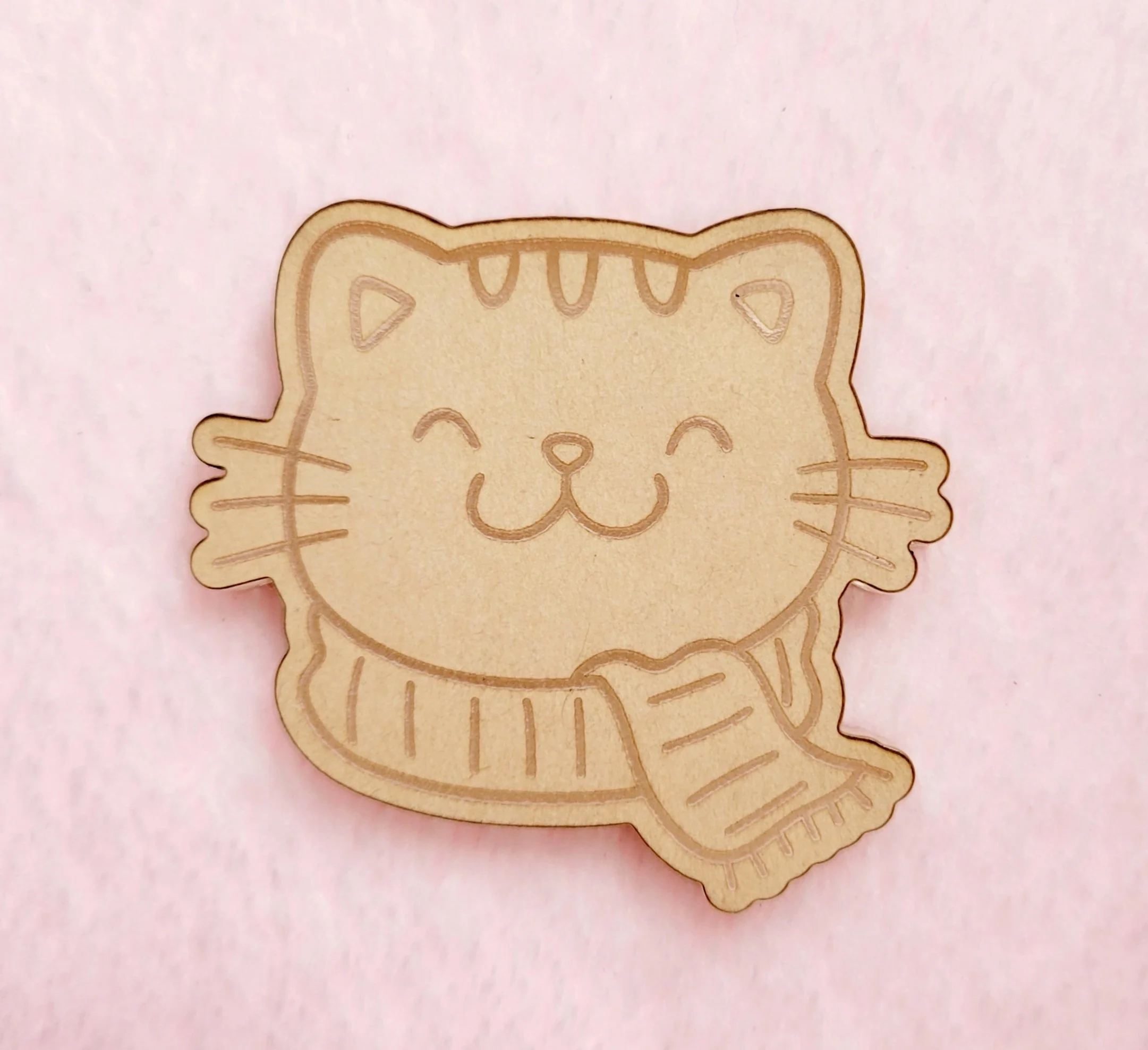 Winter Scarf Kitty Flat