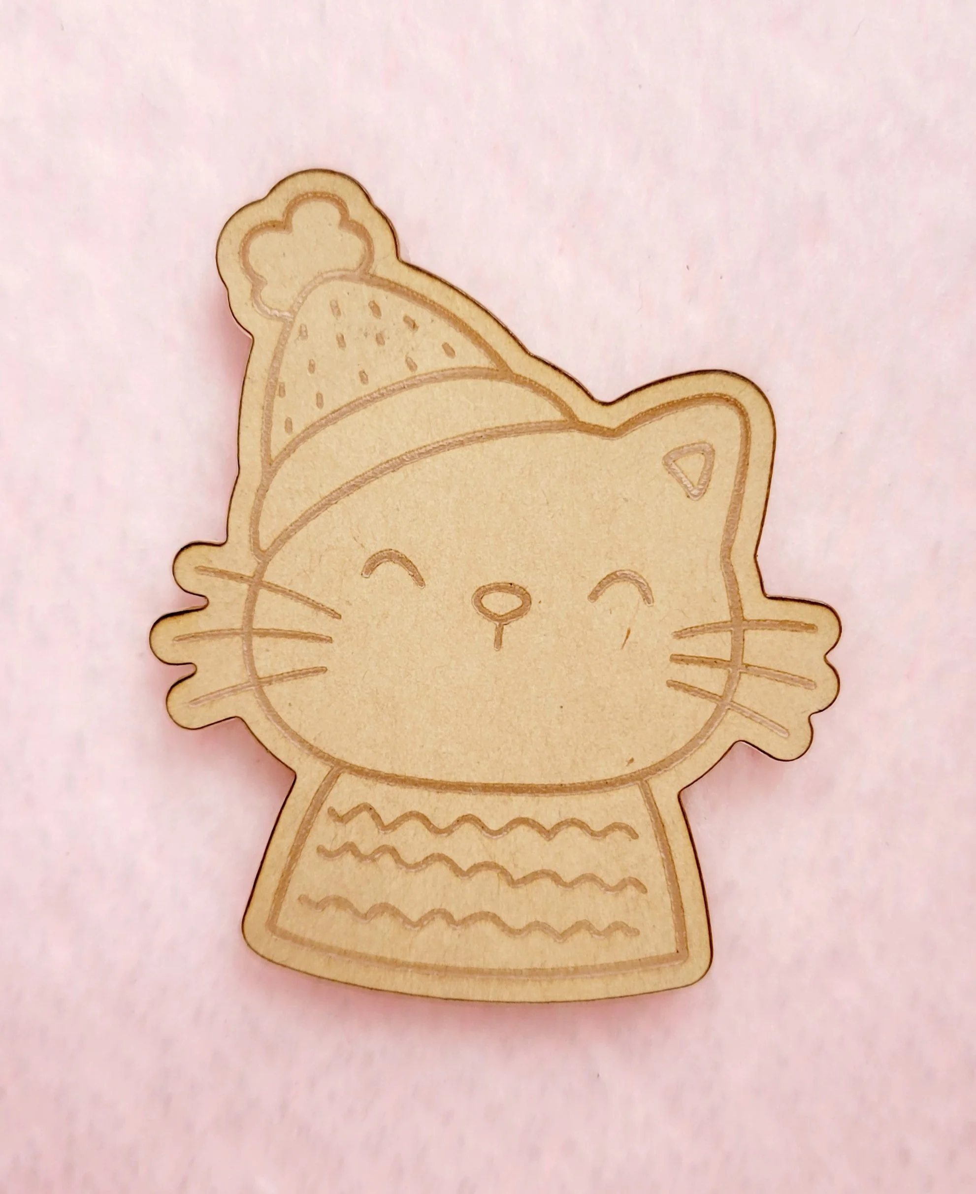 Winter Hat Kitty Flat