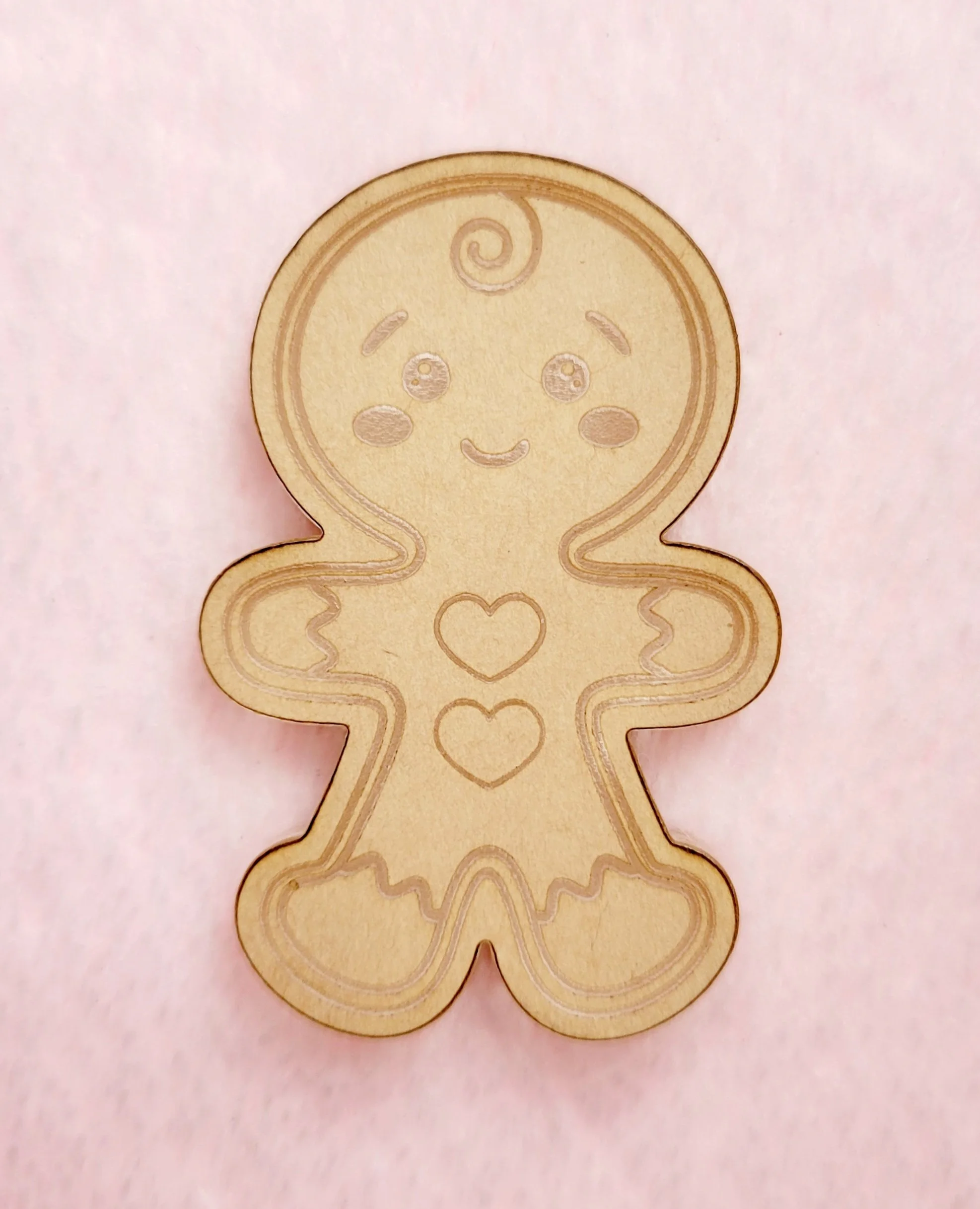 Kawaii Gingerbread Boy Flat