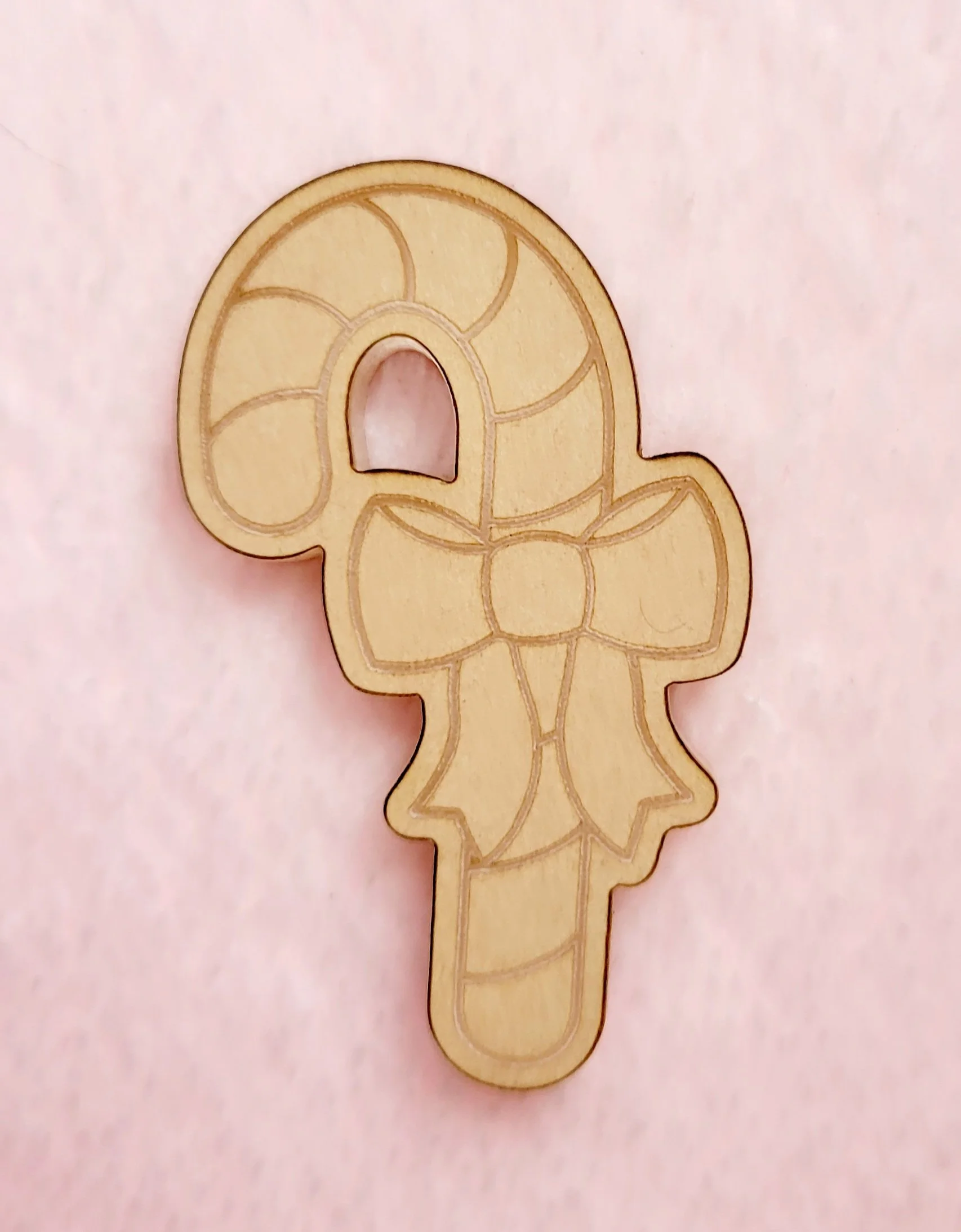 Kawaii Candy Cane Flat