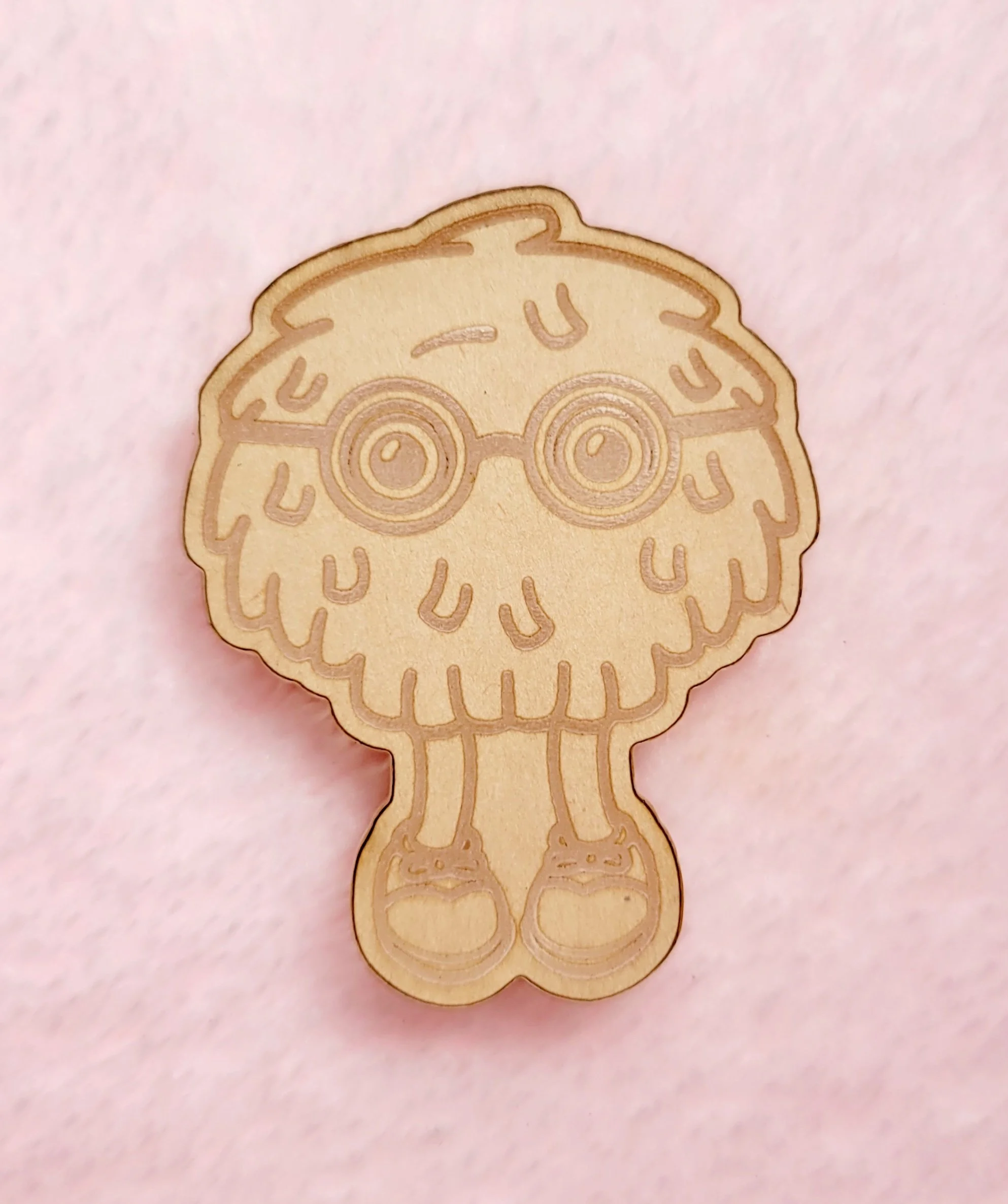 Fry Boy With Legs And Glasses Flat