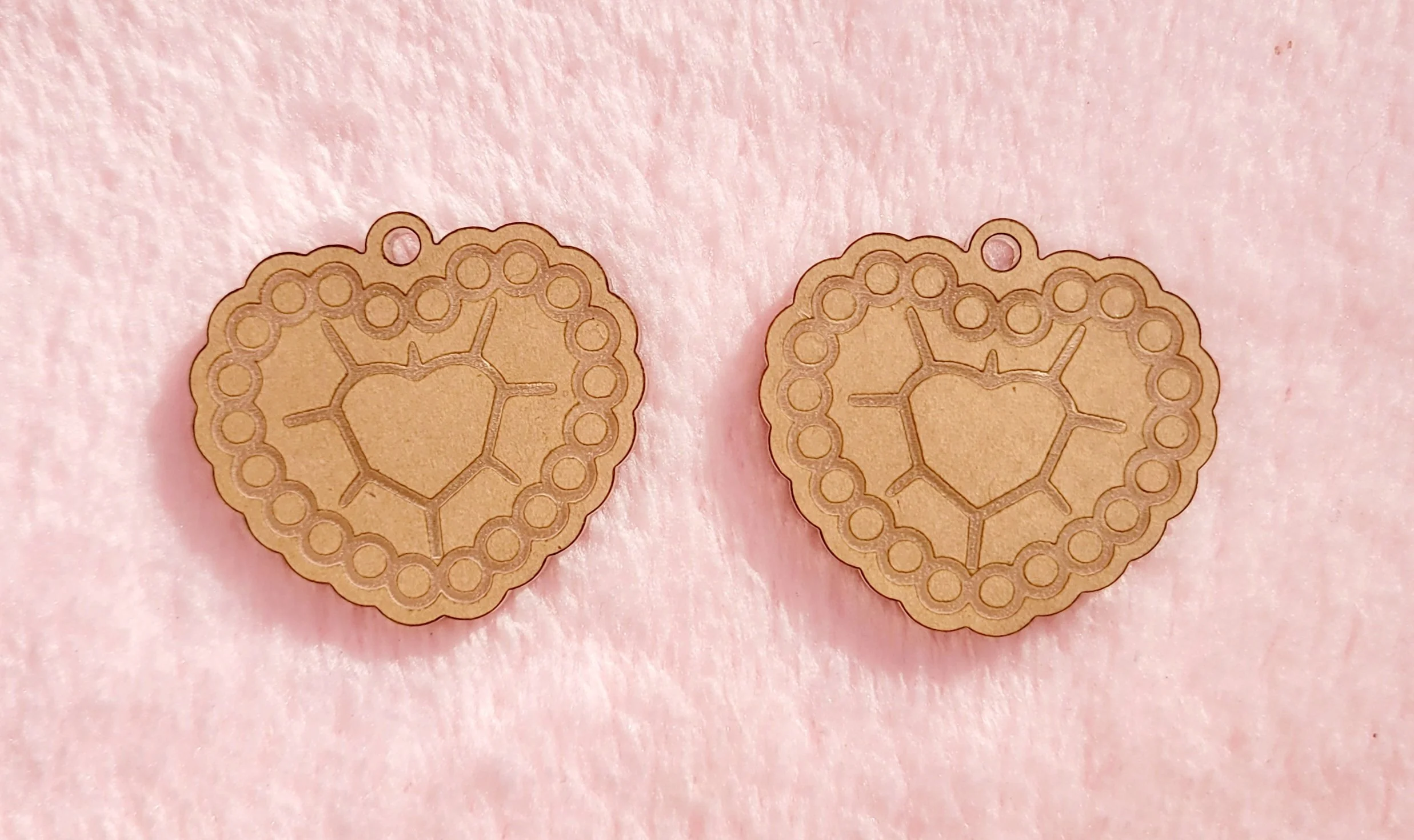 Jewel Heart Earrings