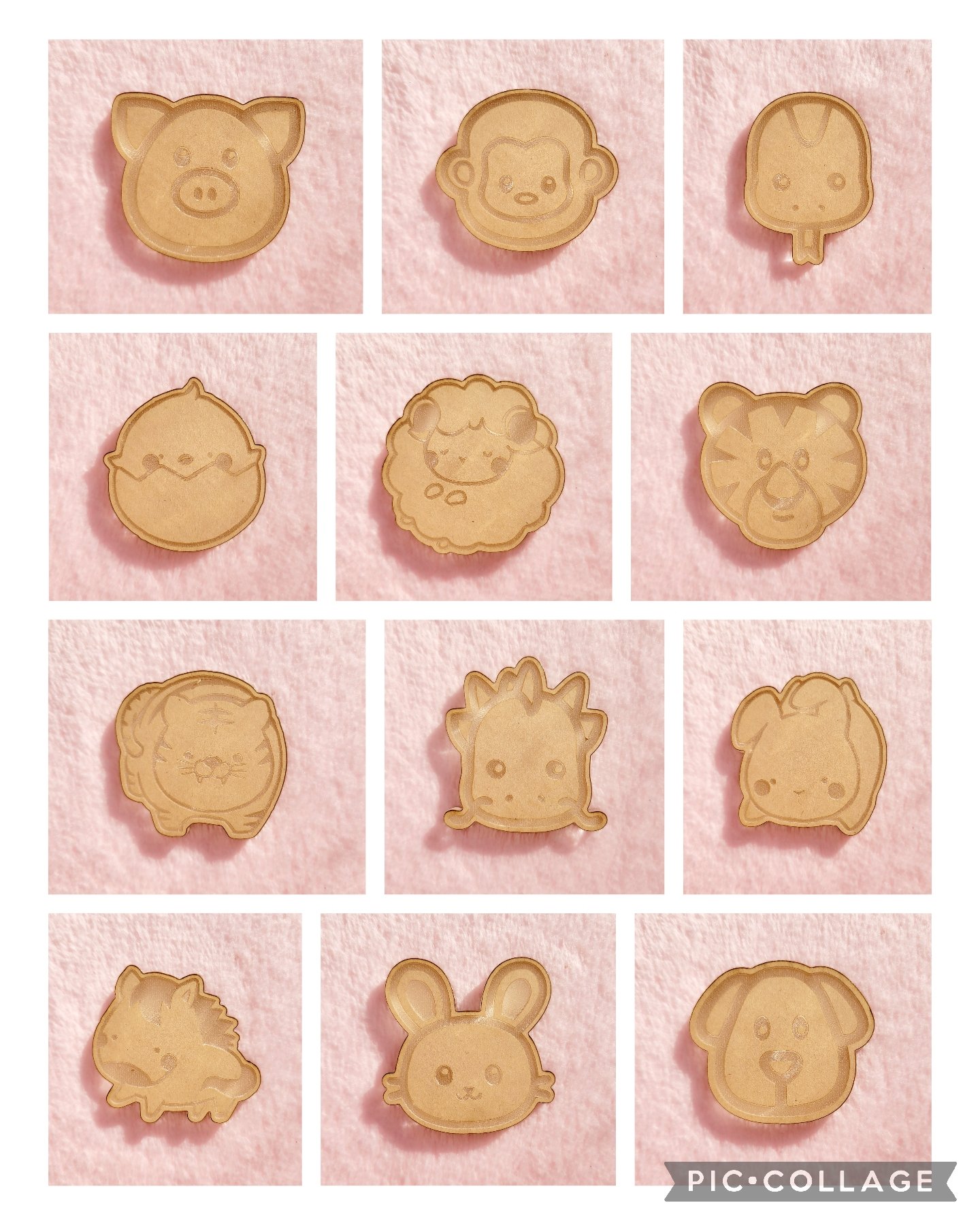 Chinese Zodiac Head Flat