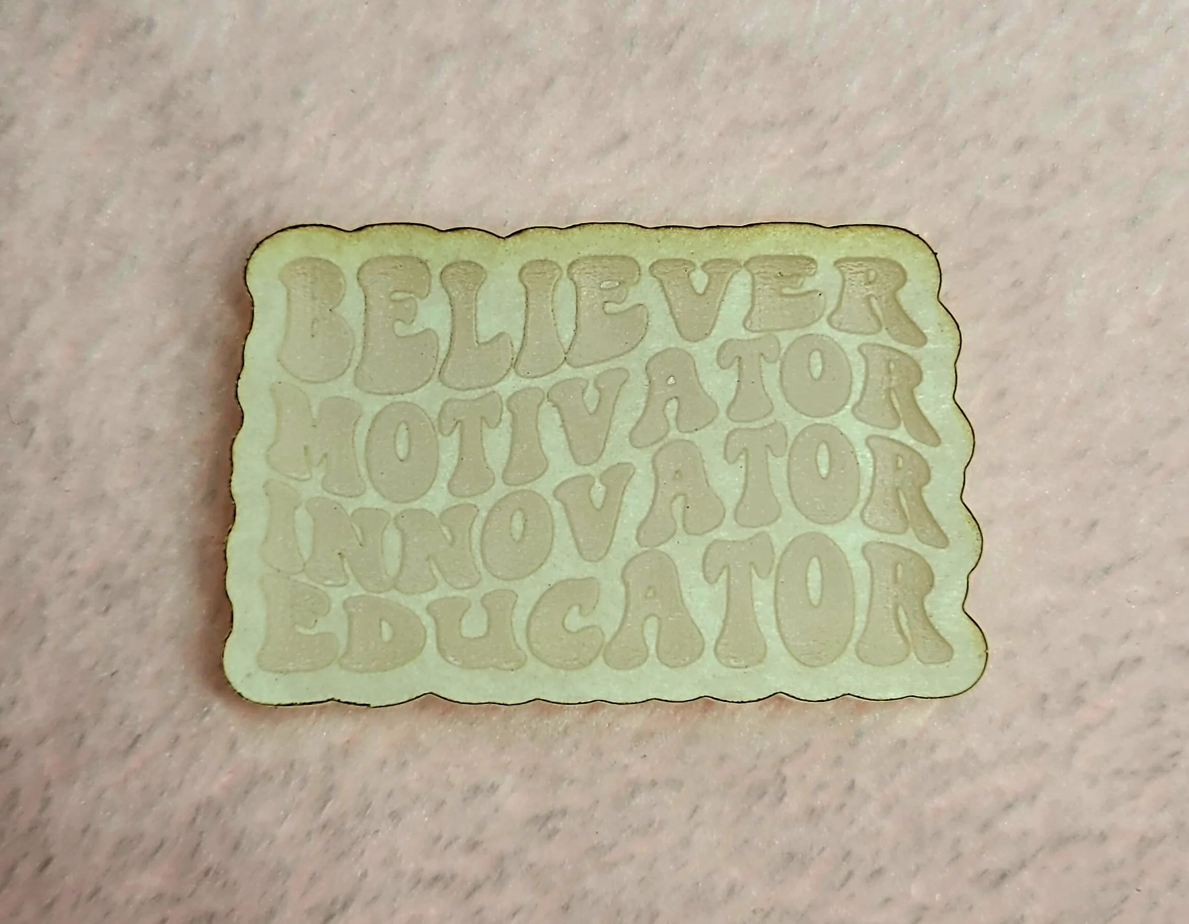 Believer Motivator Innovator Educator Flat
