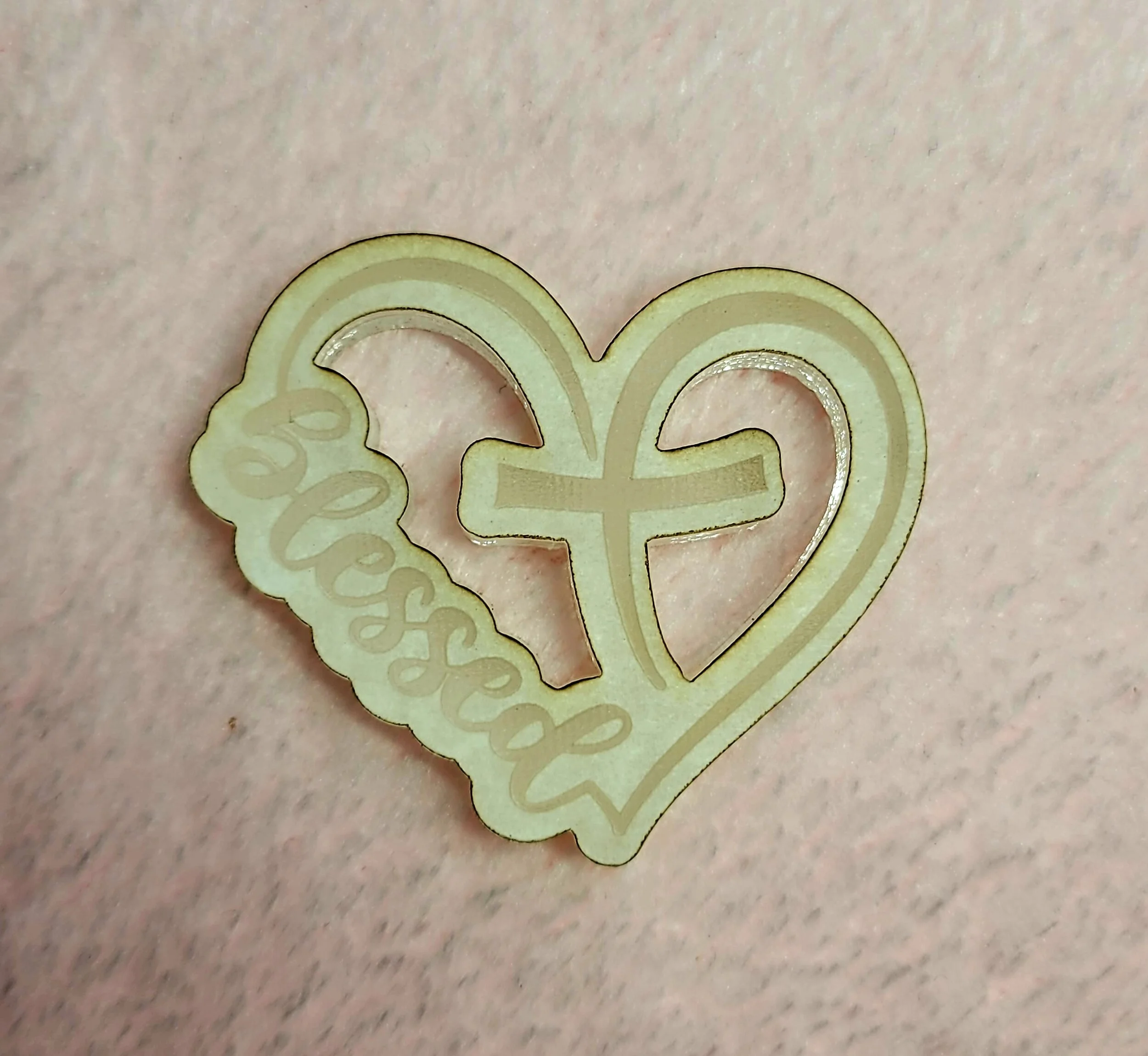 Open Blessed Heart Flat