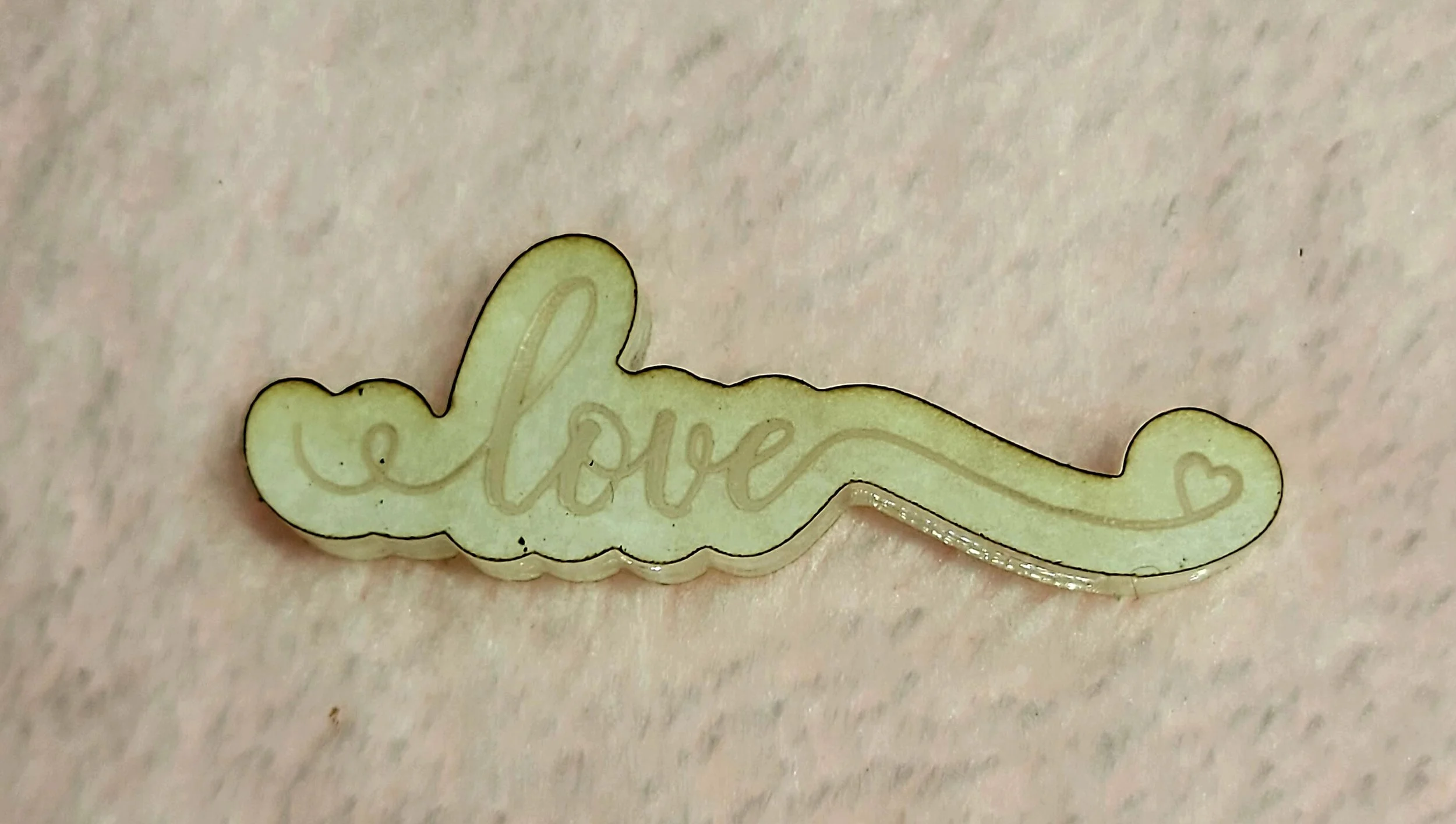 Squiggle Line Love Flat