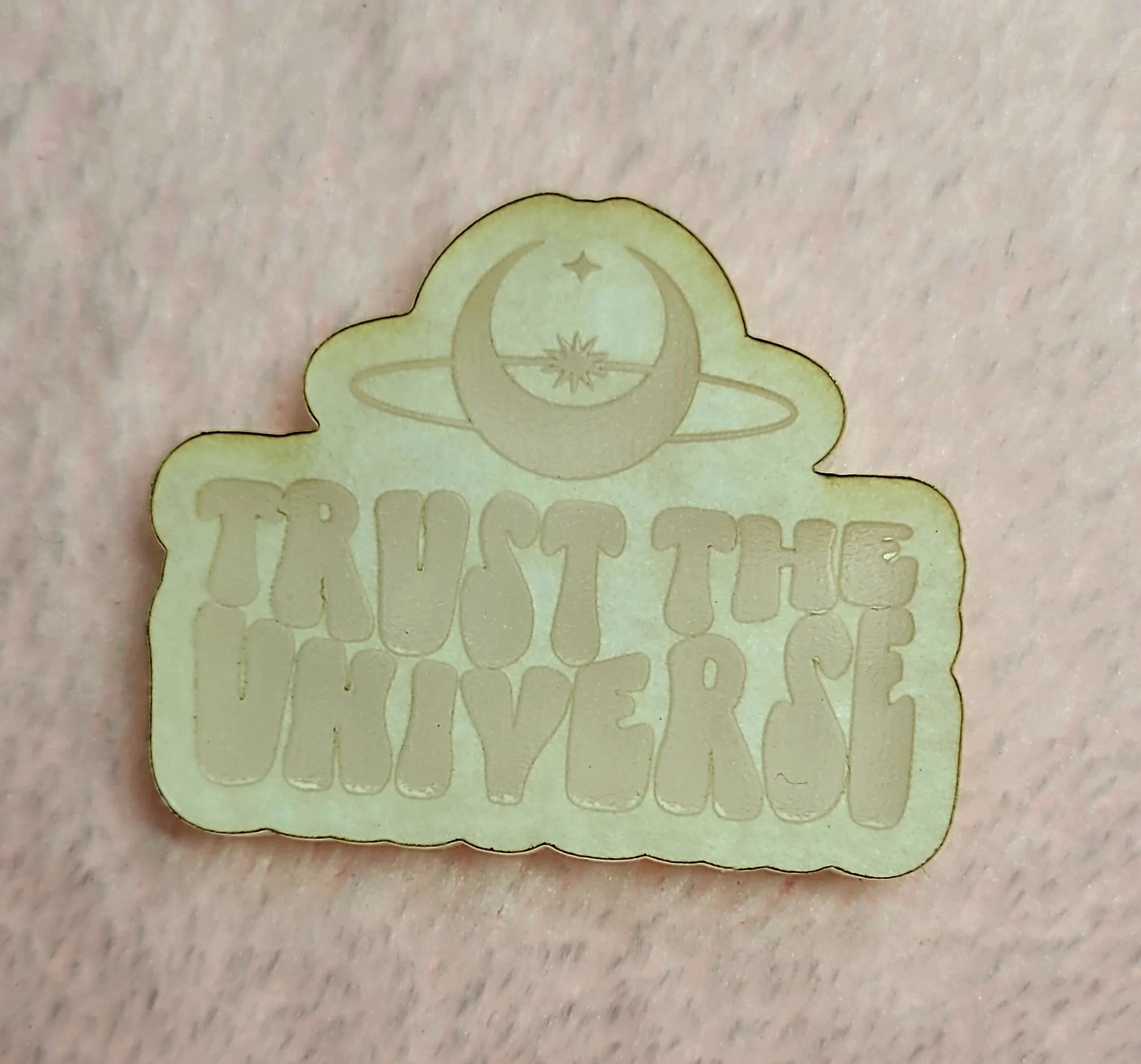 Trust the Universe Galaxy Flat