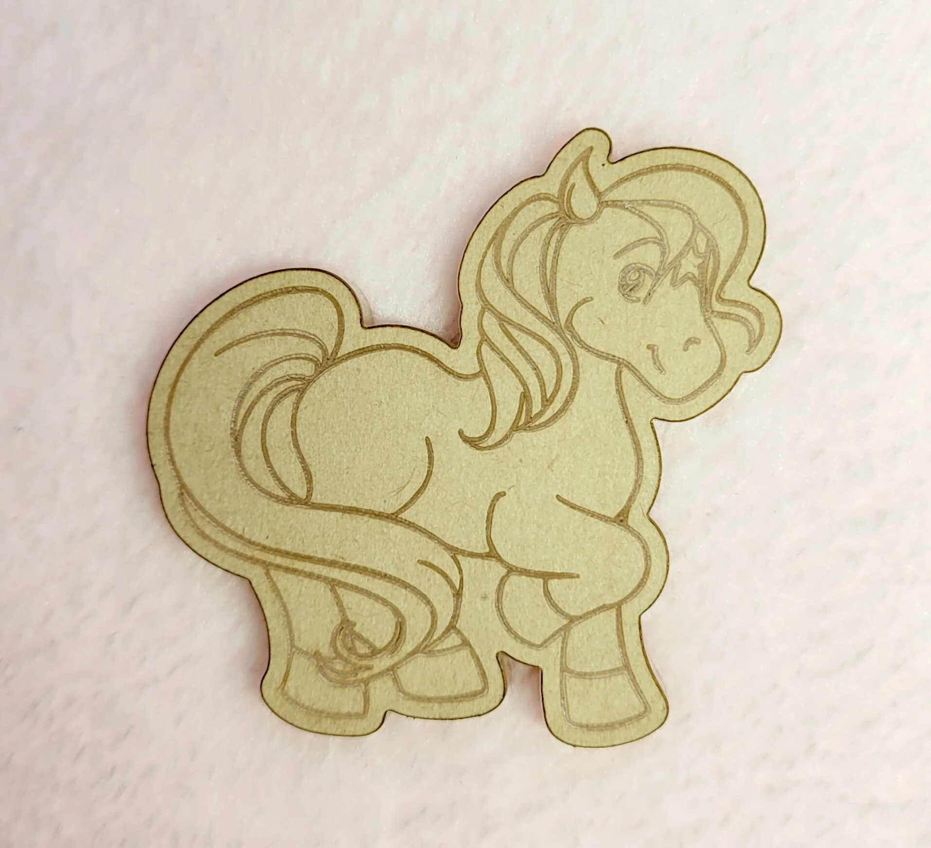 Chibi Rainbow Horse Flat