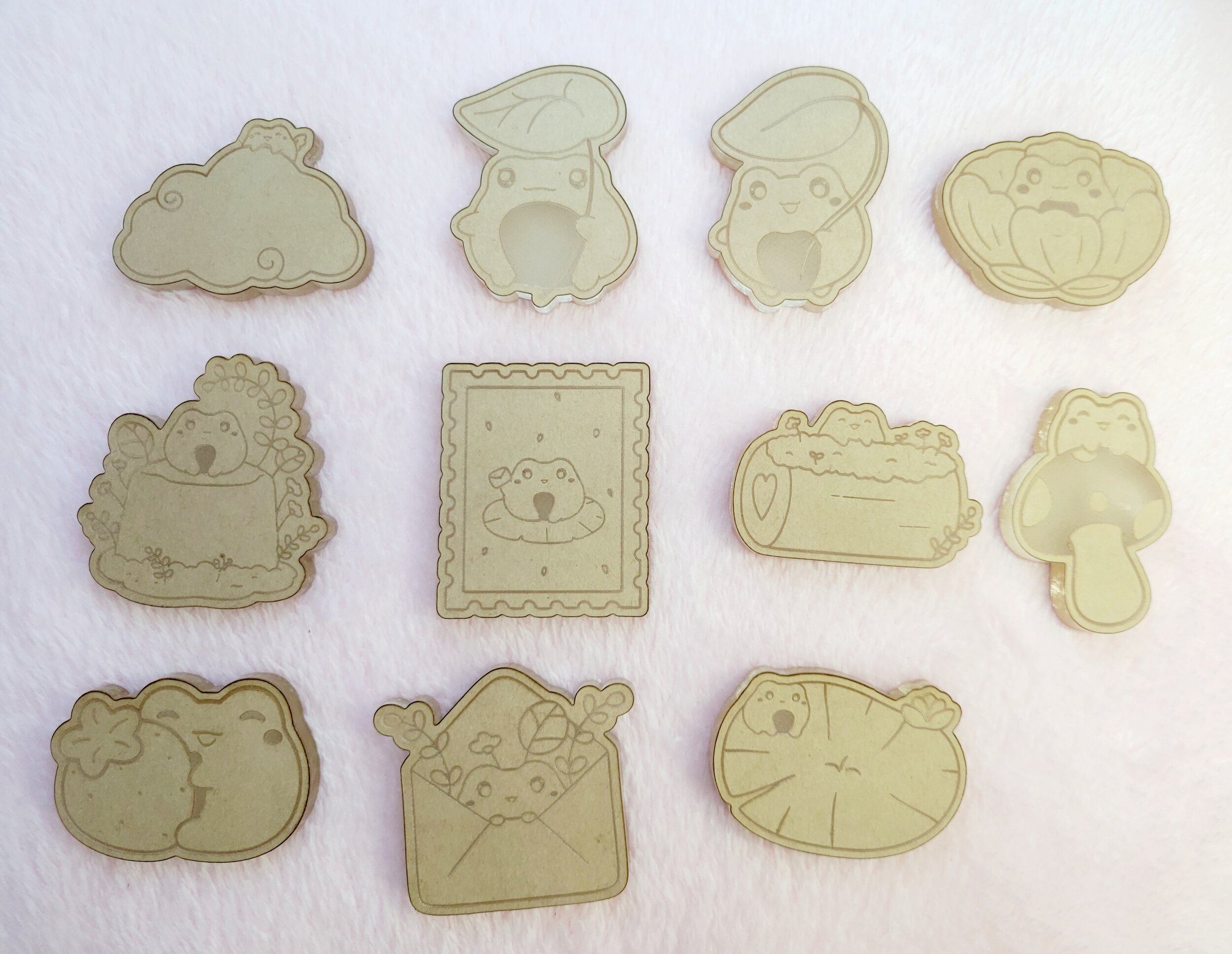 Kawaii Frog & Mail Flats