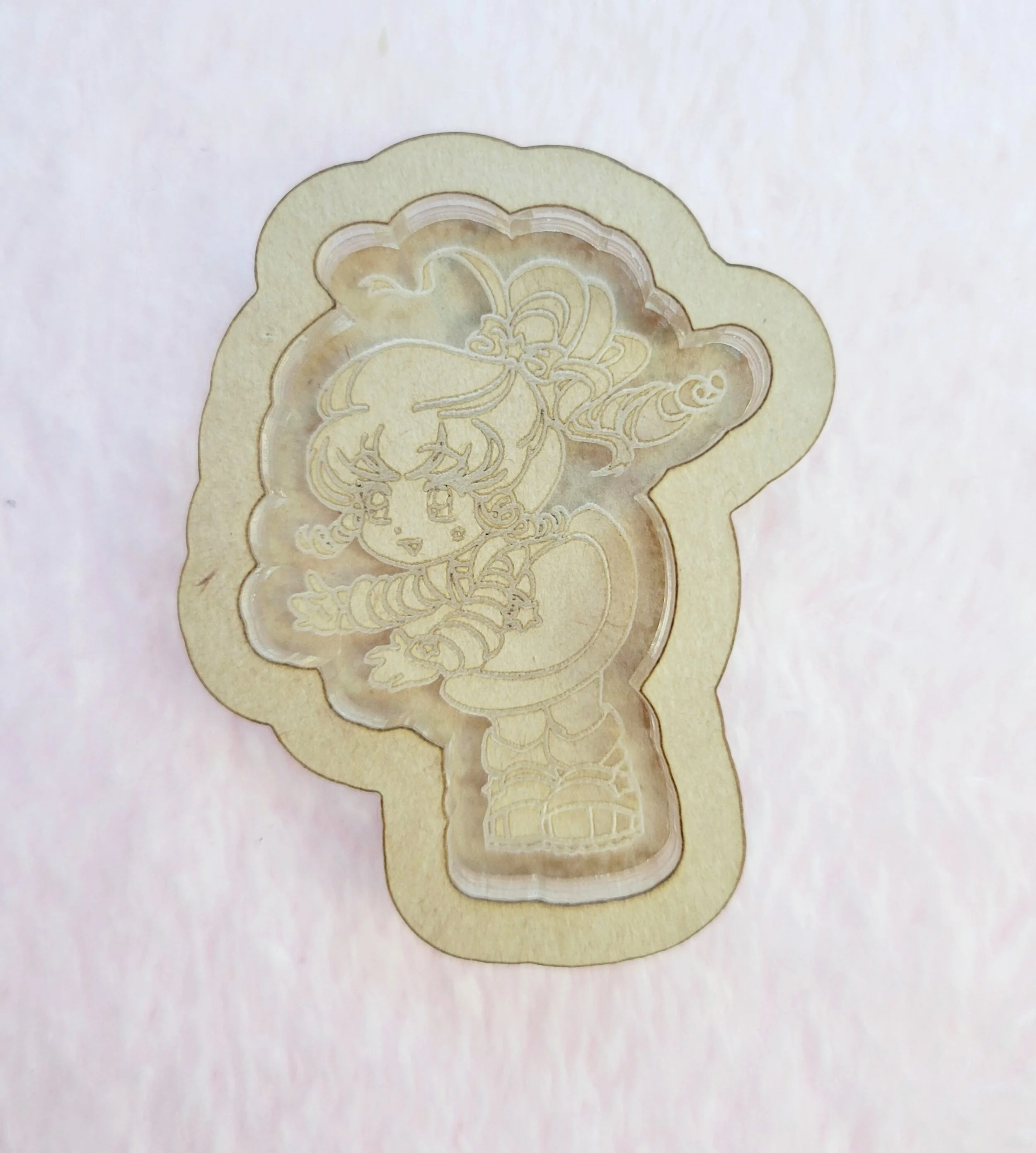 Chibi Rainbow Girl Shaker