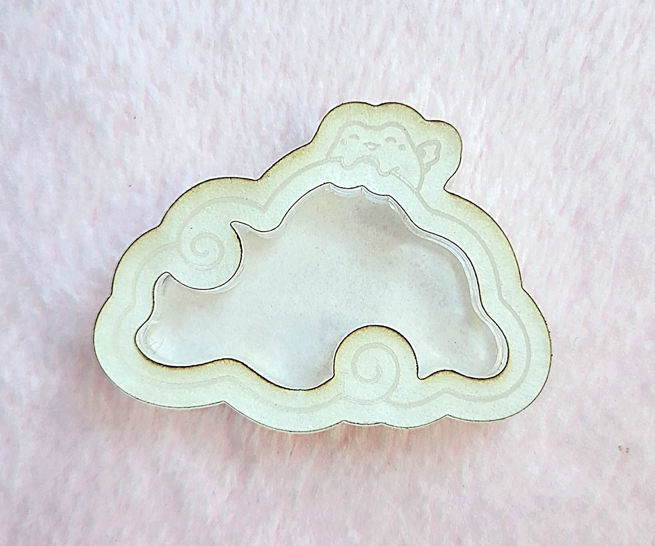 Kawaii Frog On Cloud Shaker