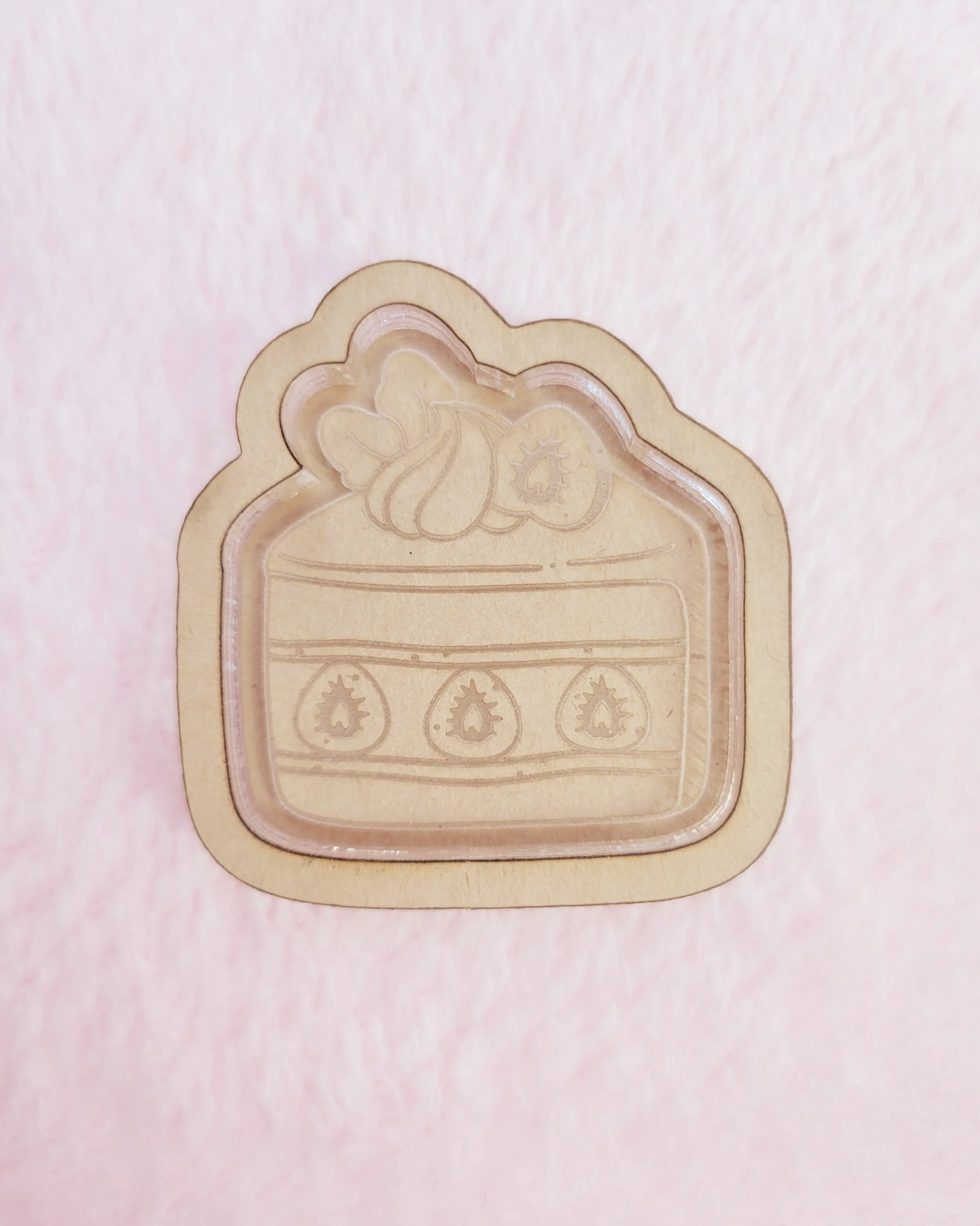 Strawberry Cake Slice Shaker