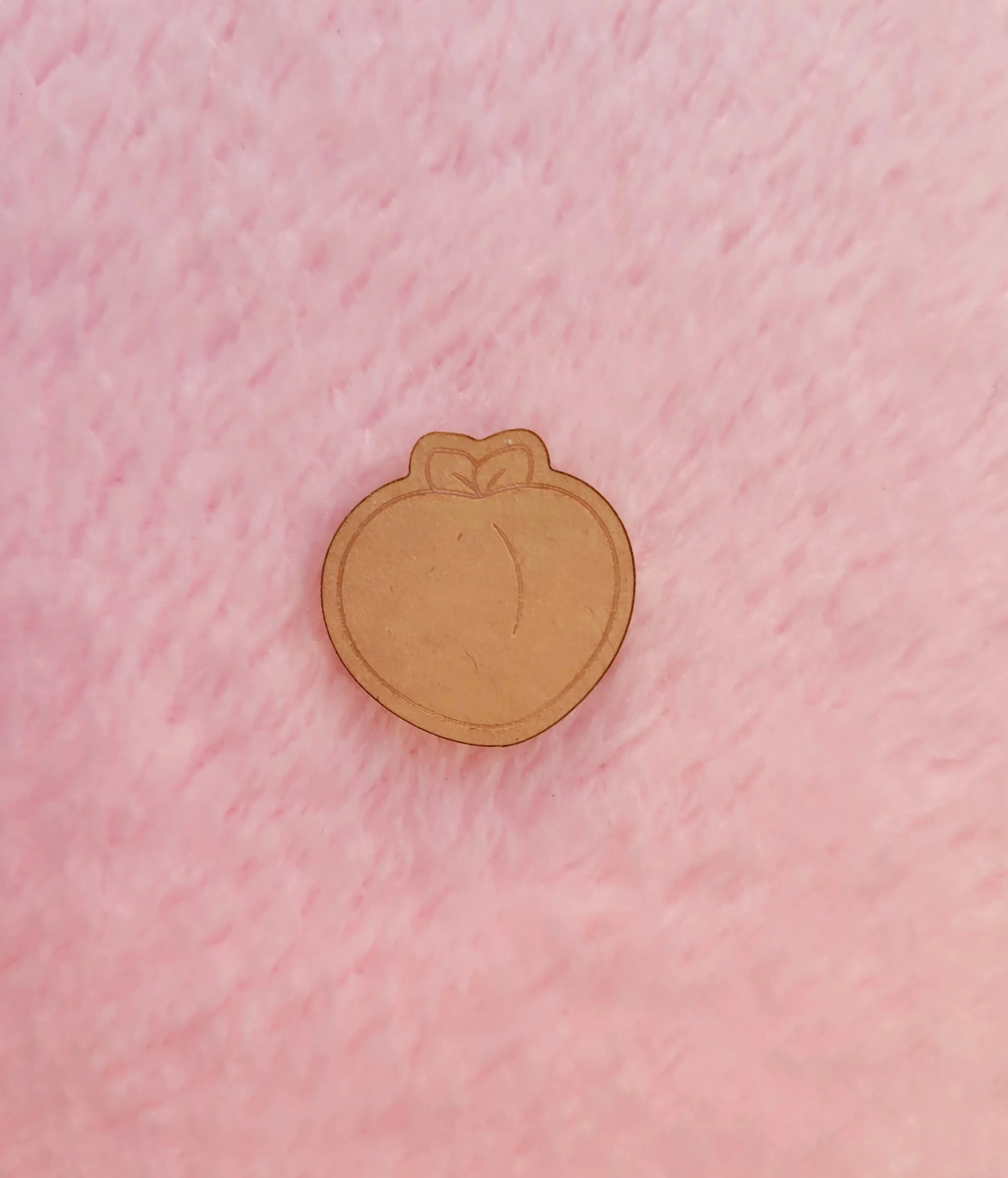 Peach With Flower Flat