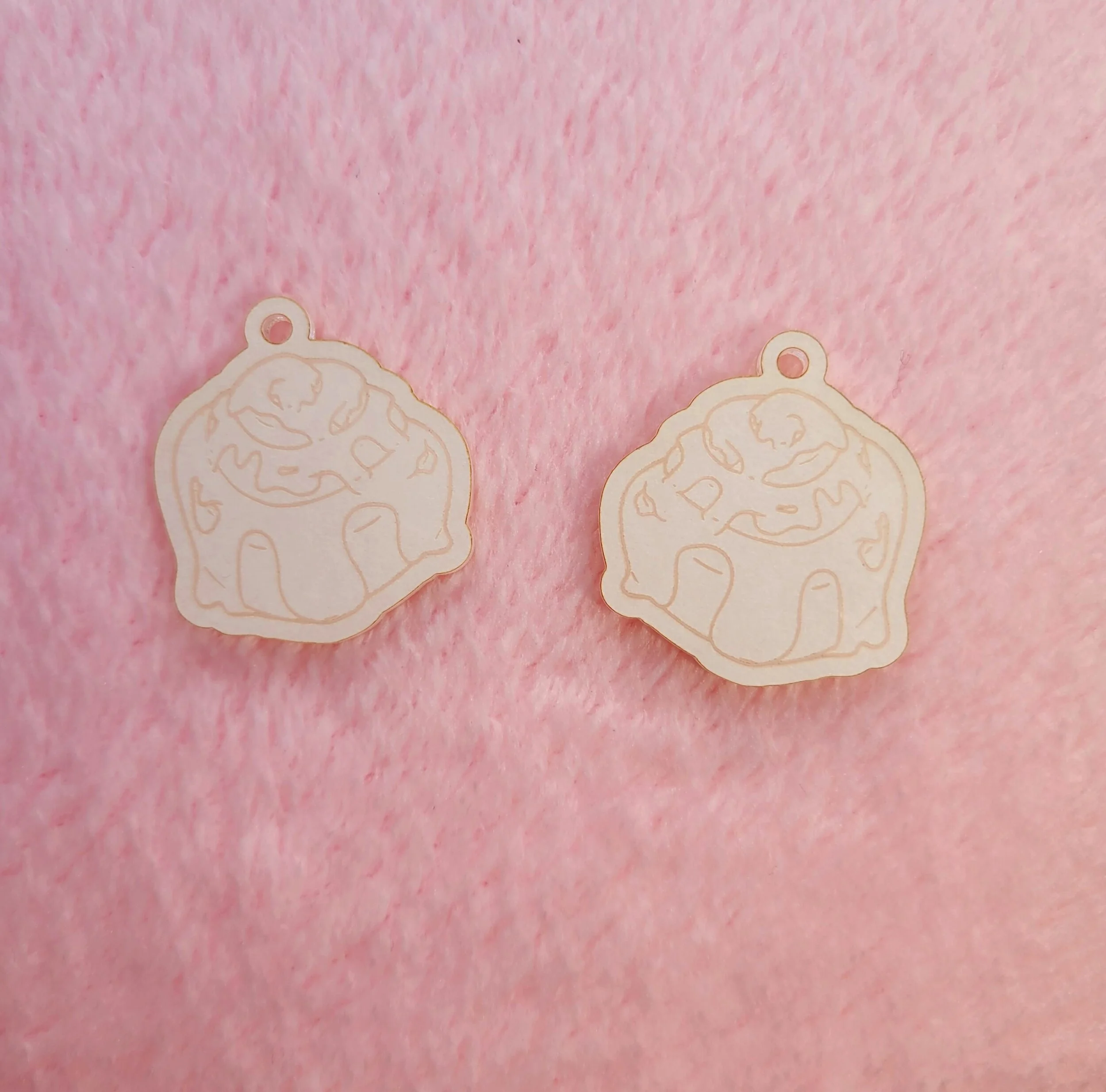 Cinnamon Roll Earrings