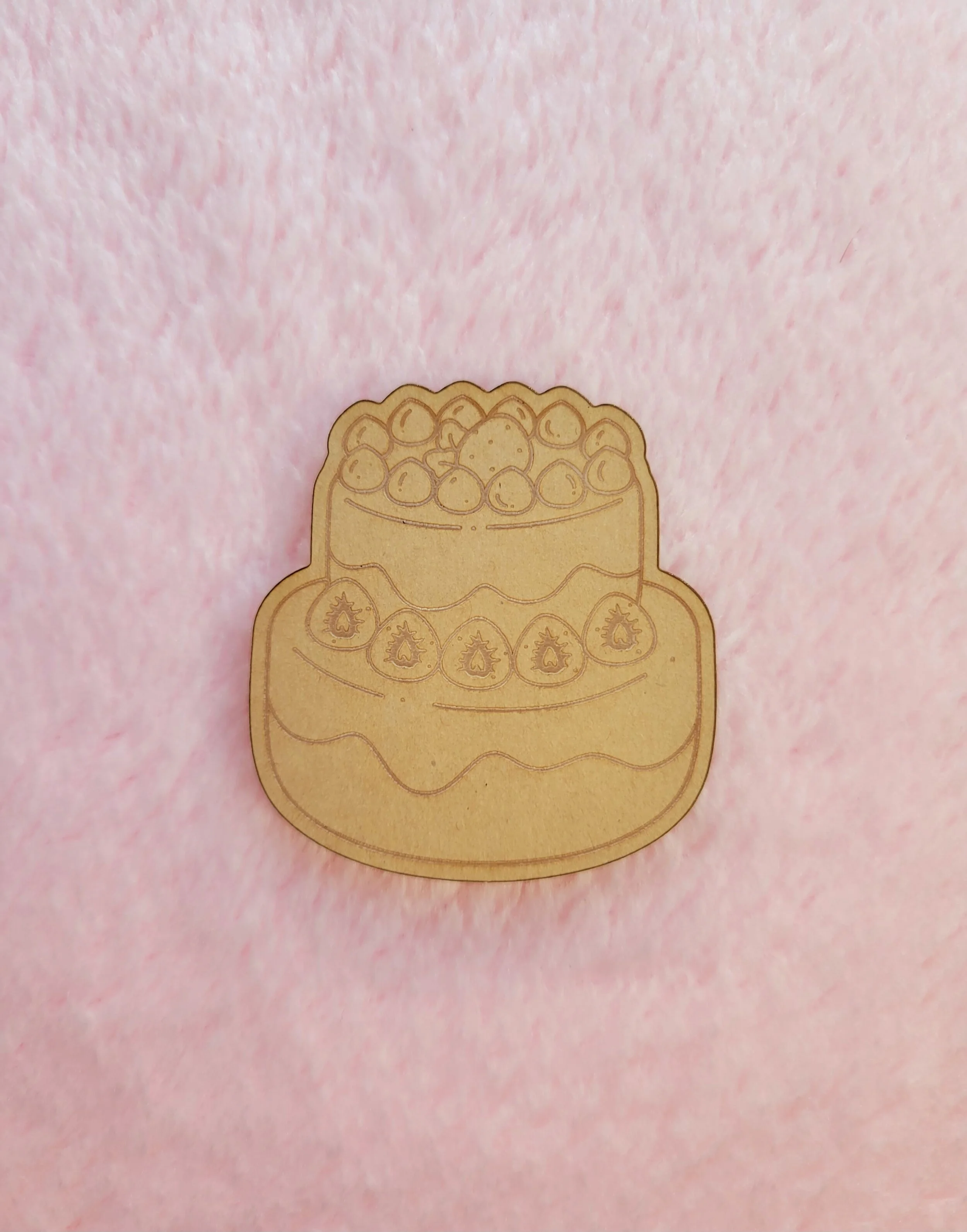 Strawberry Cake Flat