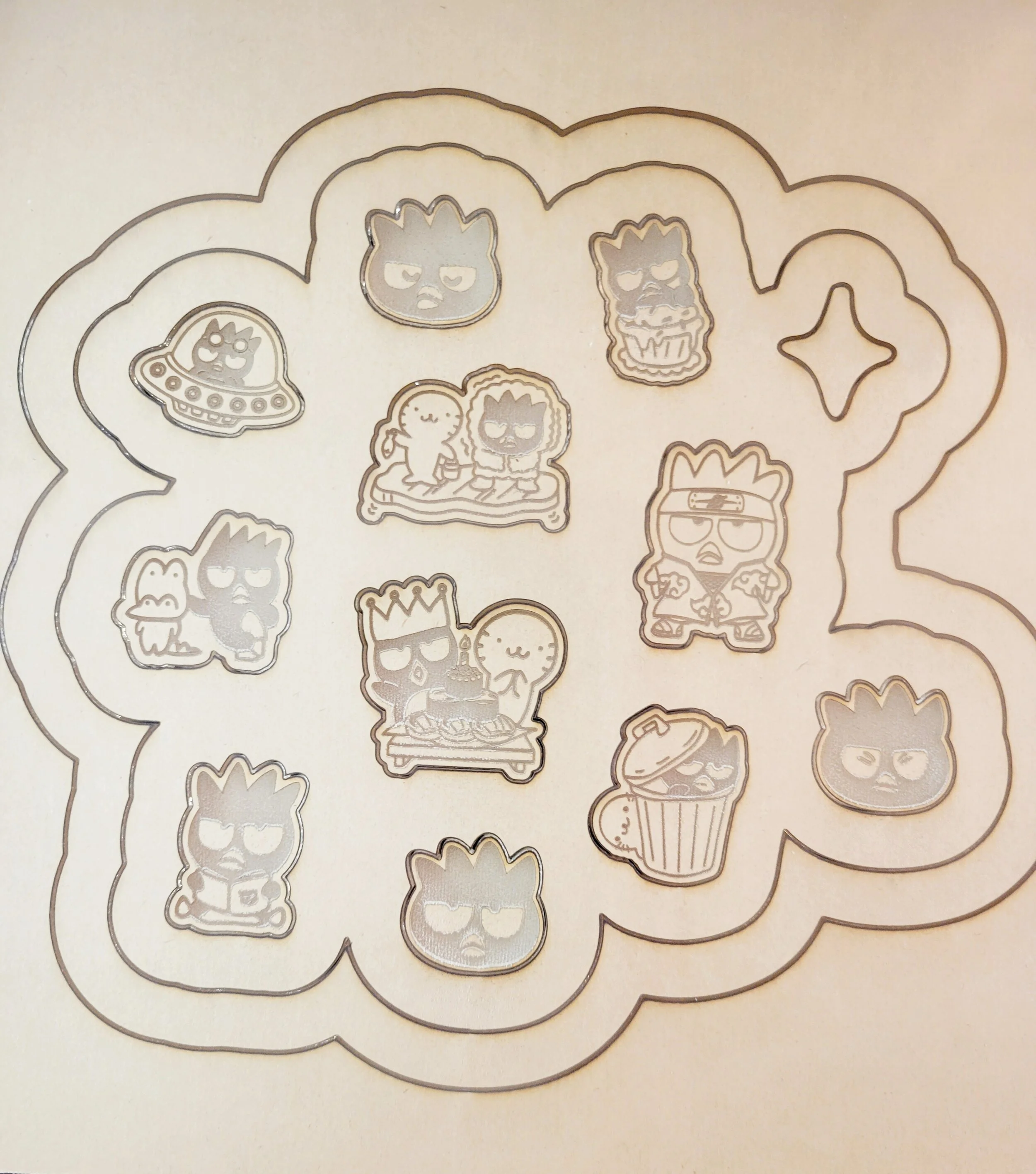 Bad Sushi Earrings(not palette)