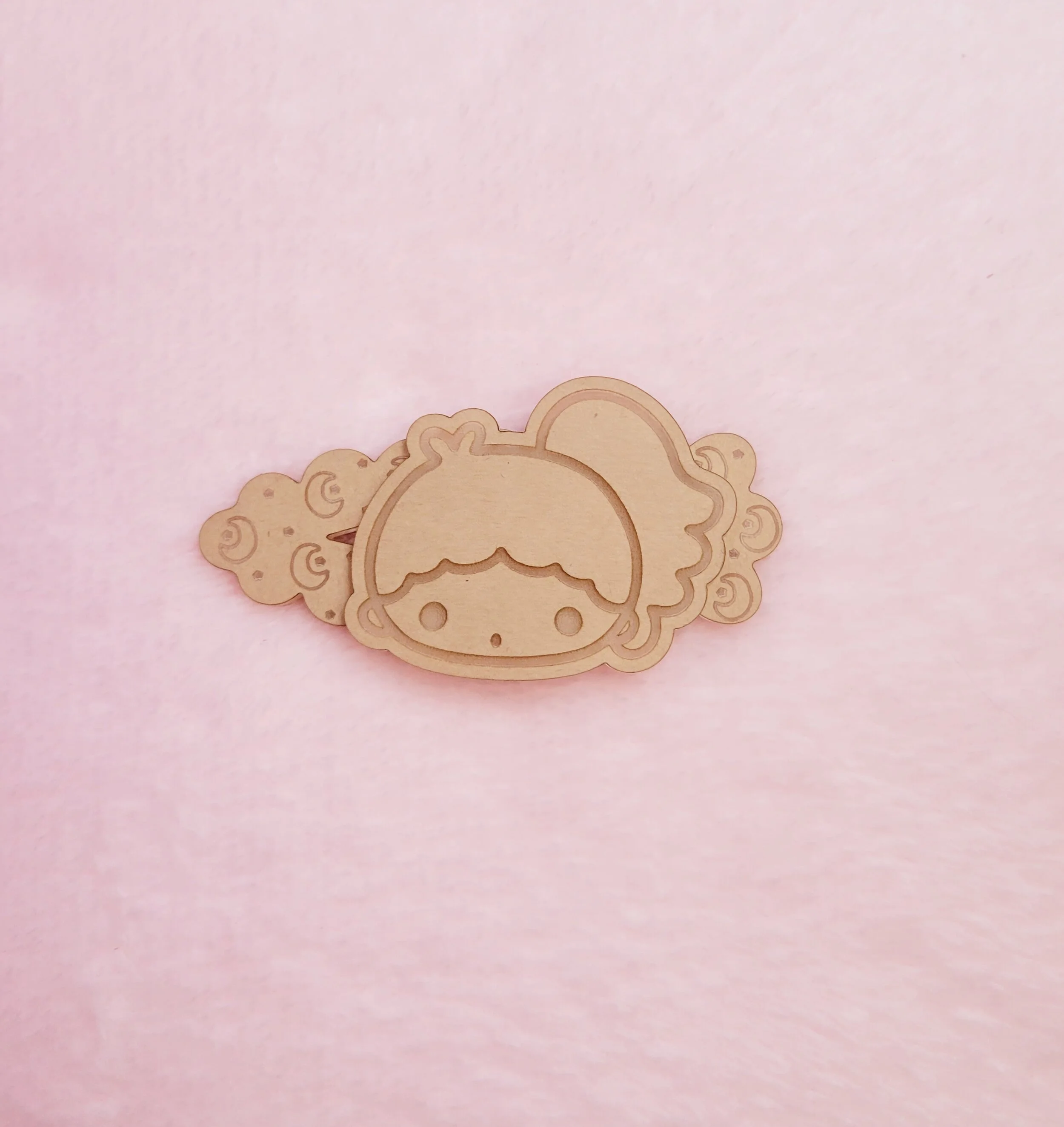 Layered 2 Piece Girl Barrette