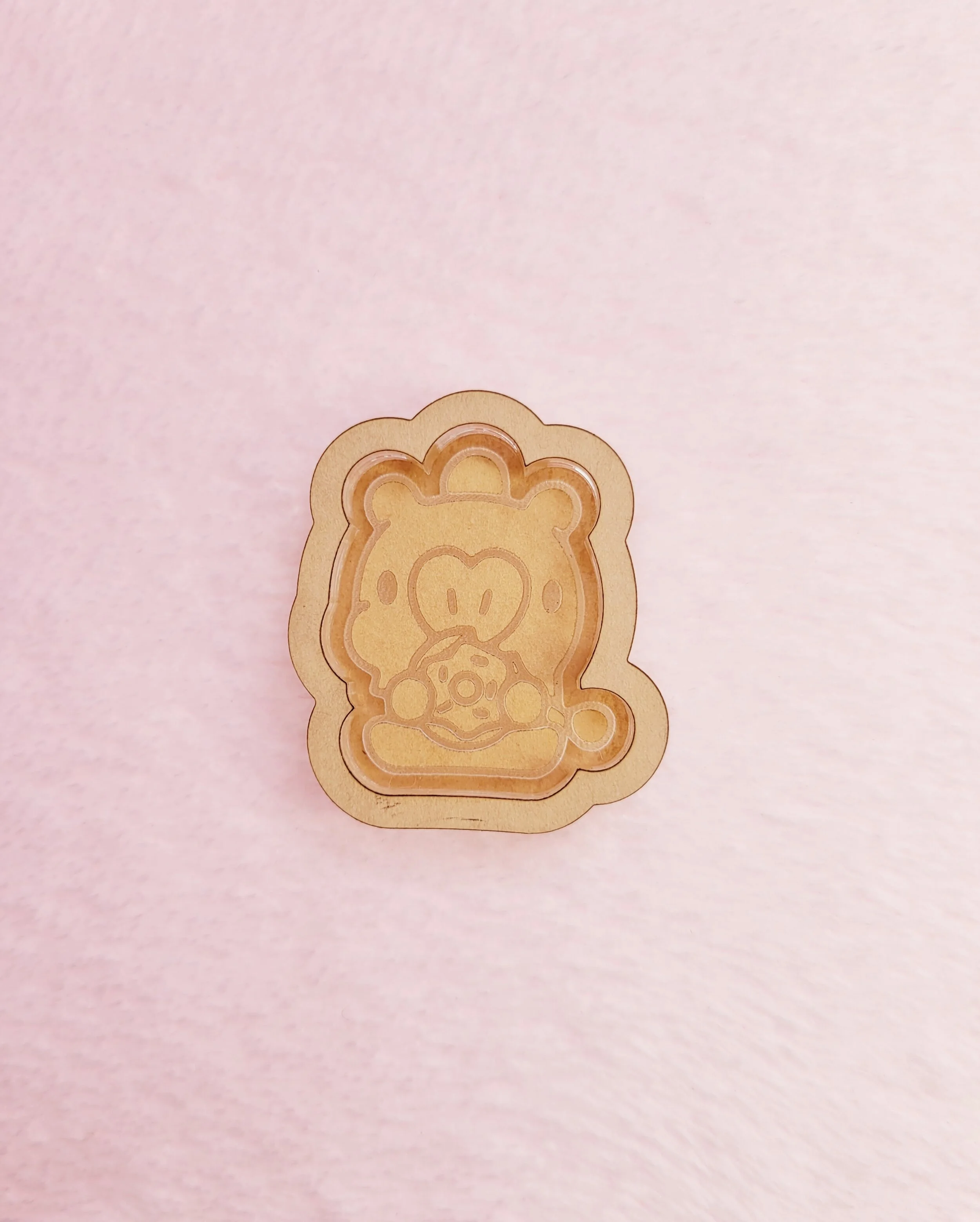 Cute Animal Eating Donut Shaker