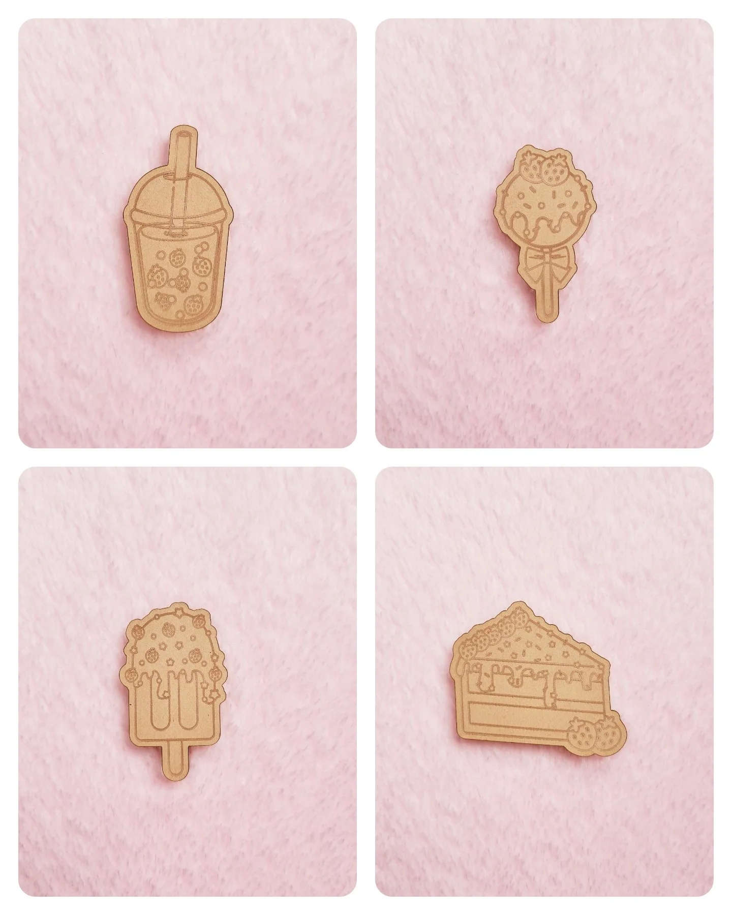 Strawberry Food Flats