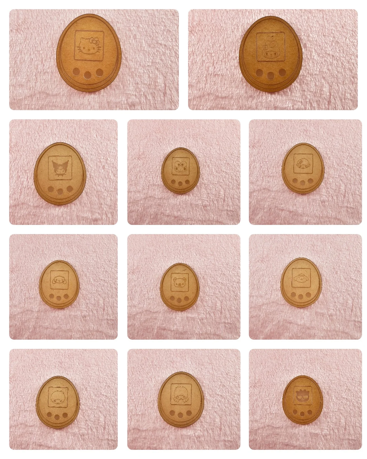 Plain Character Tama Flats