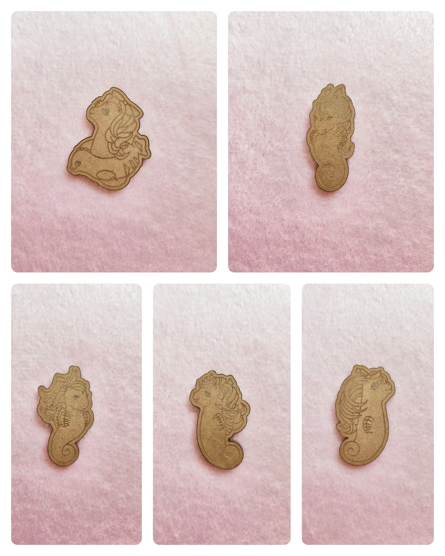 Retro Sea Pony Flats