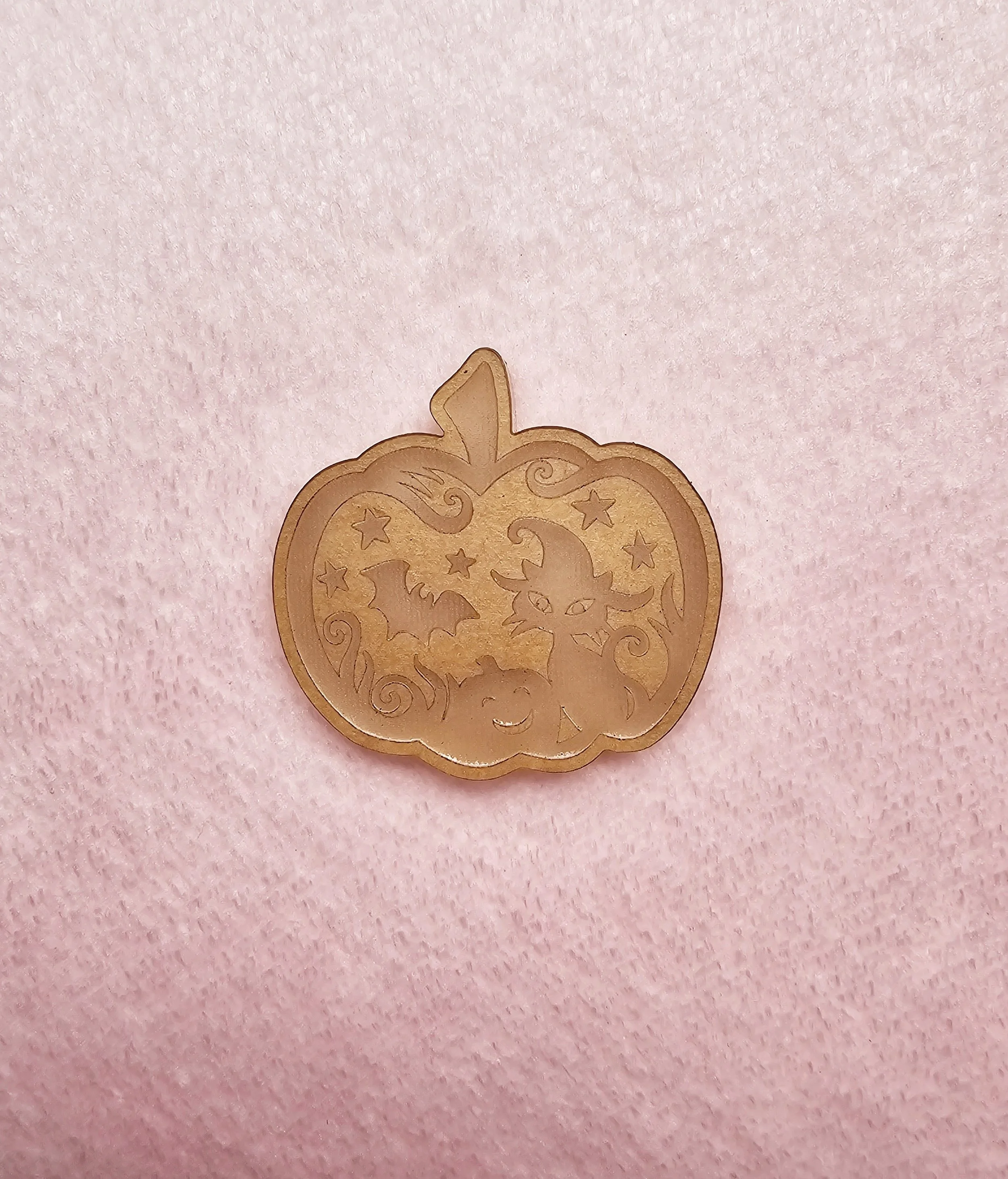 Halloween Pumpkin Kitty Flat
