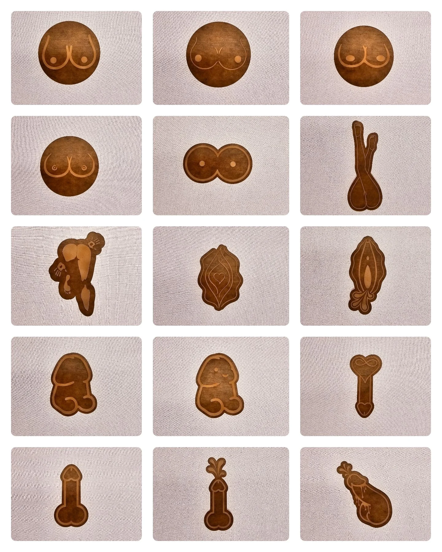 Sexy Body Part Flats