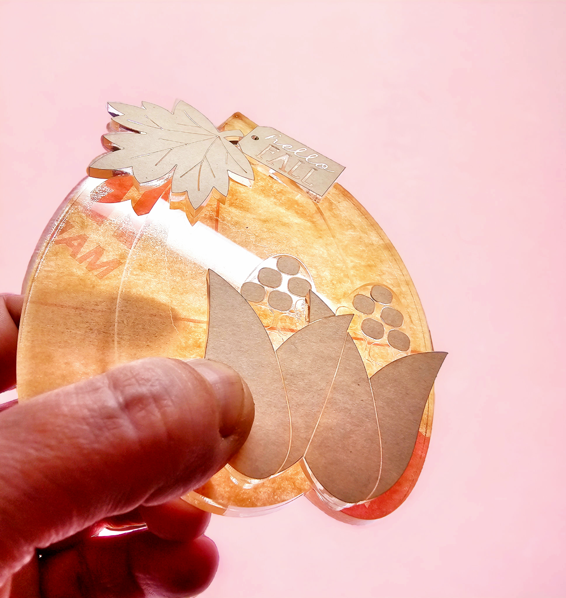 Hello Fall Pumpkin Decor