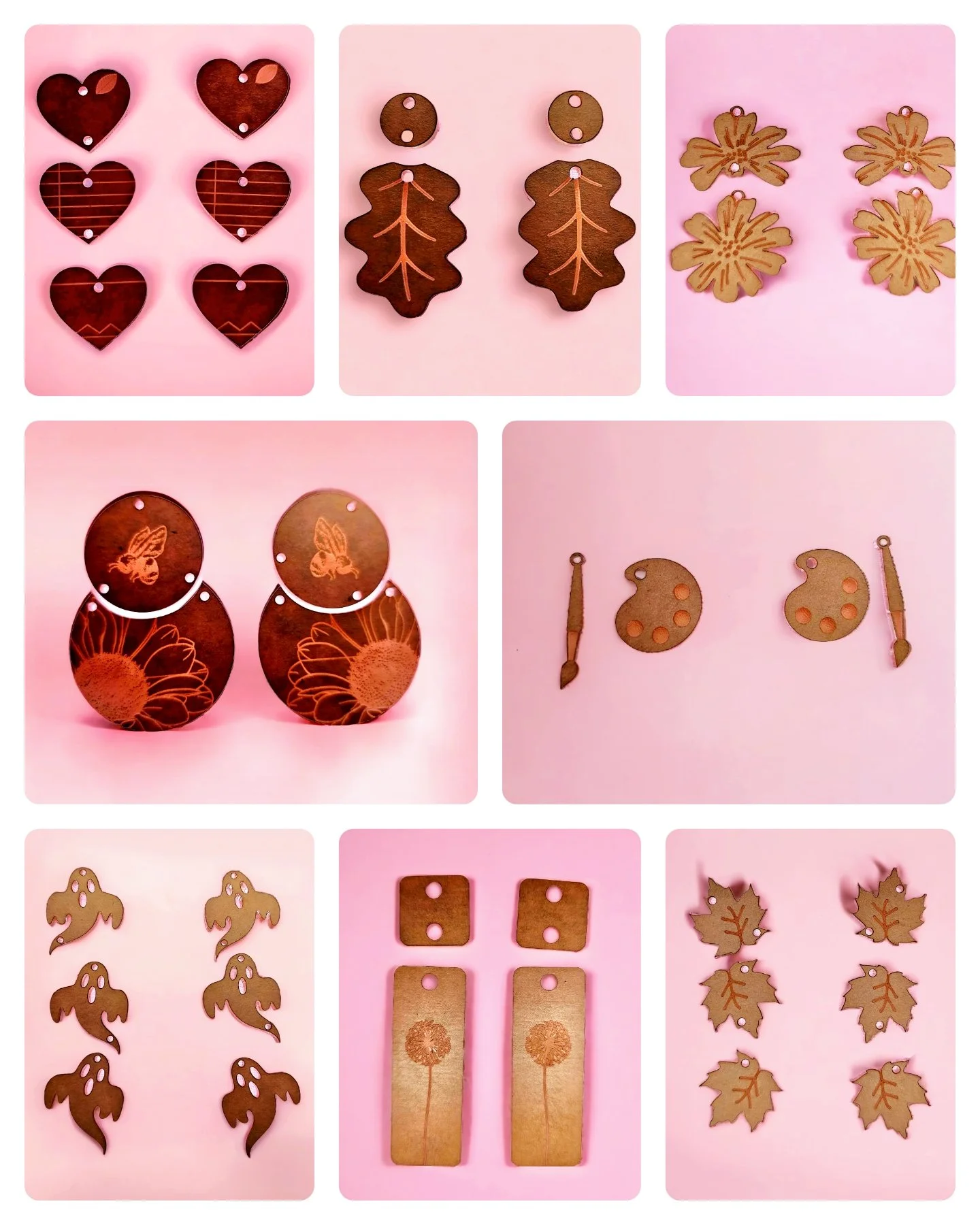 Two Part And Dangle Earrings