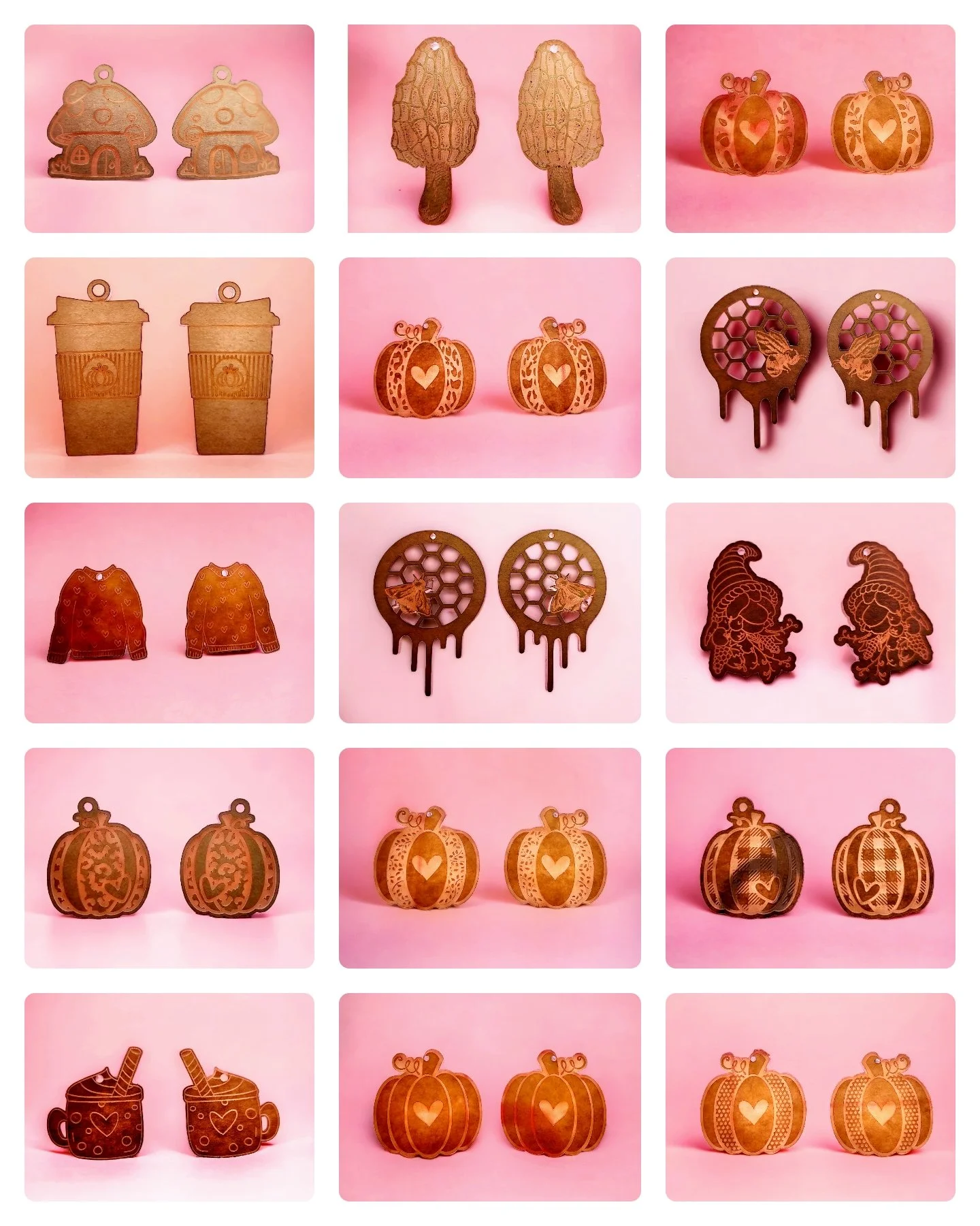 Autumn Single Layer Earring Sets 1