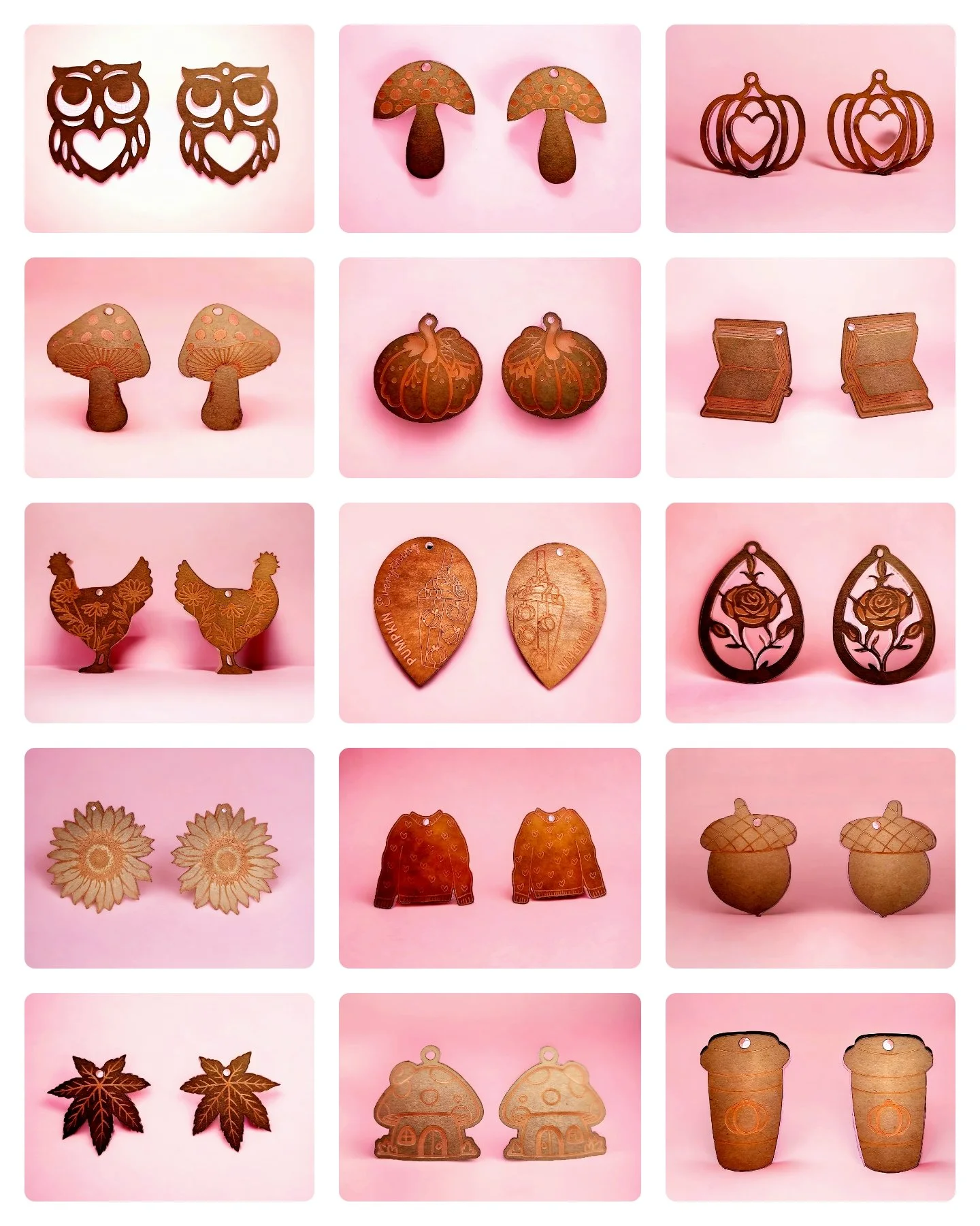 Autumn Single Layer Earring Sets 2