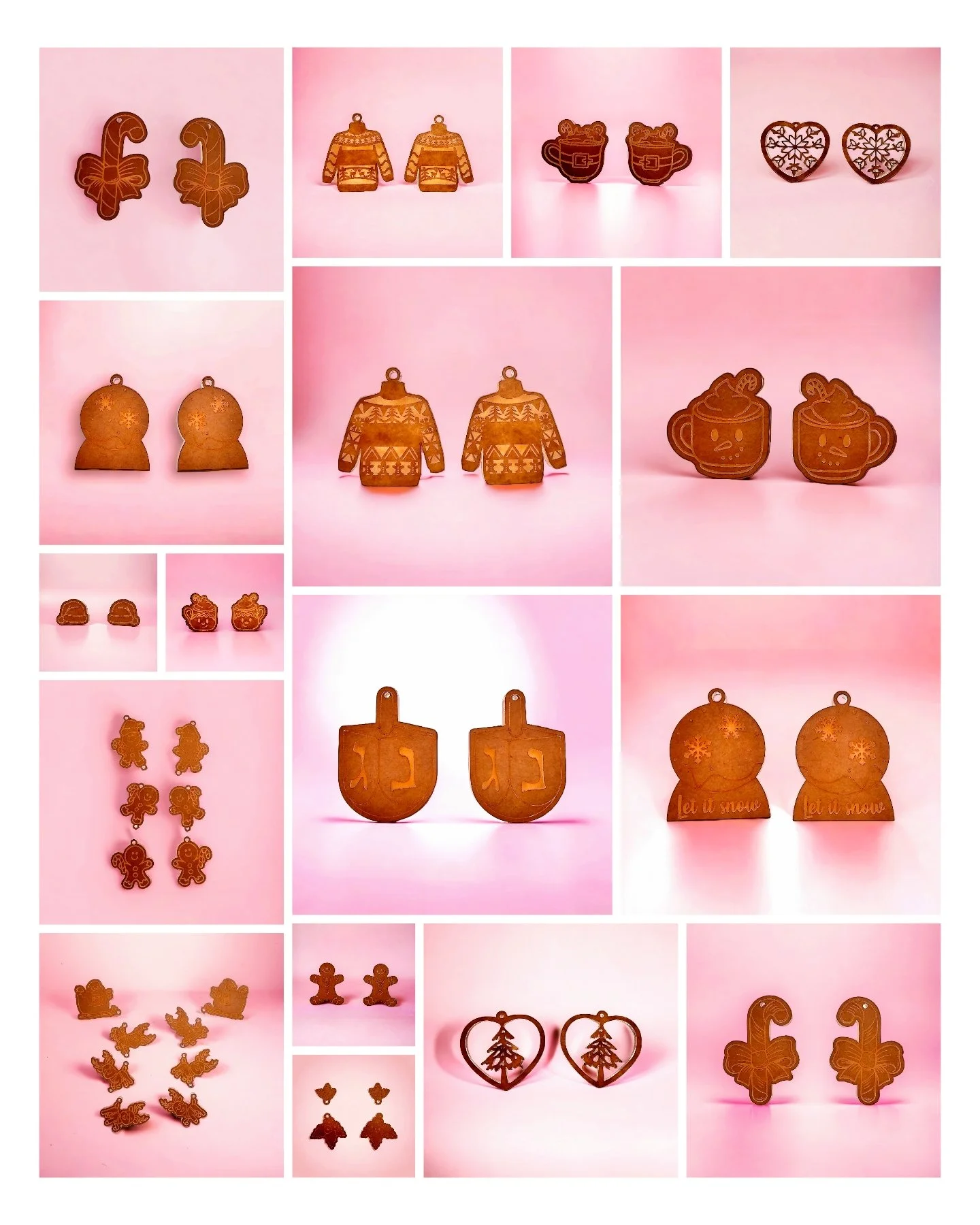 Winter Single Layer & Dangle Earrings