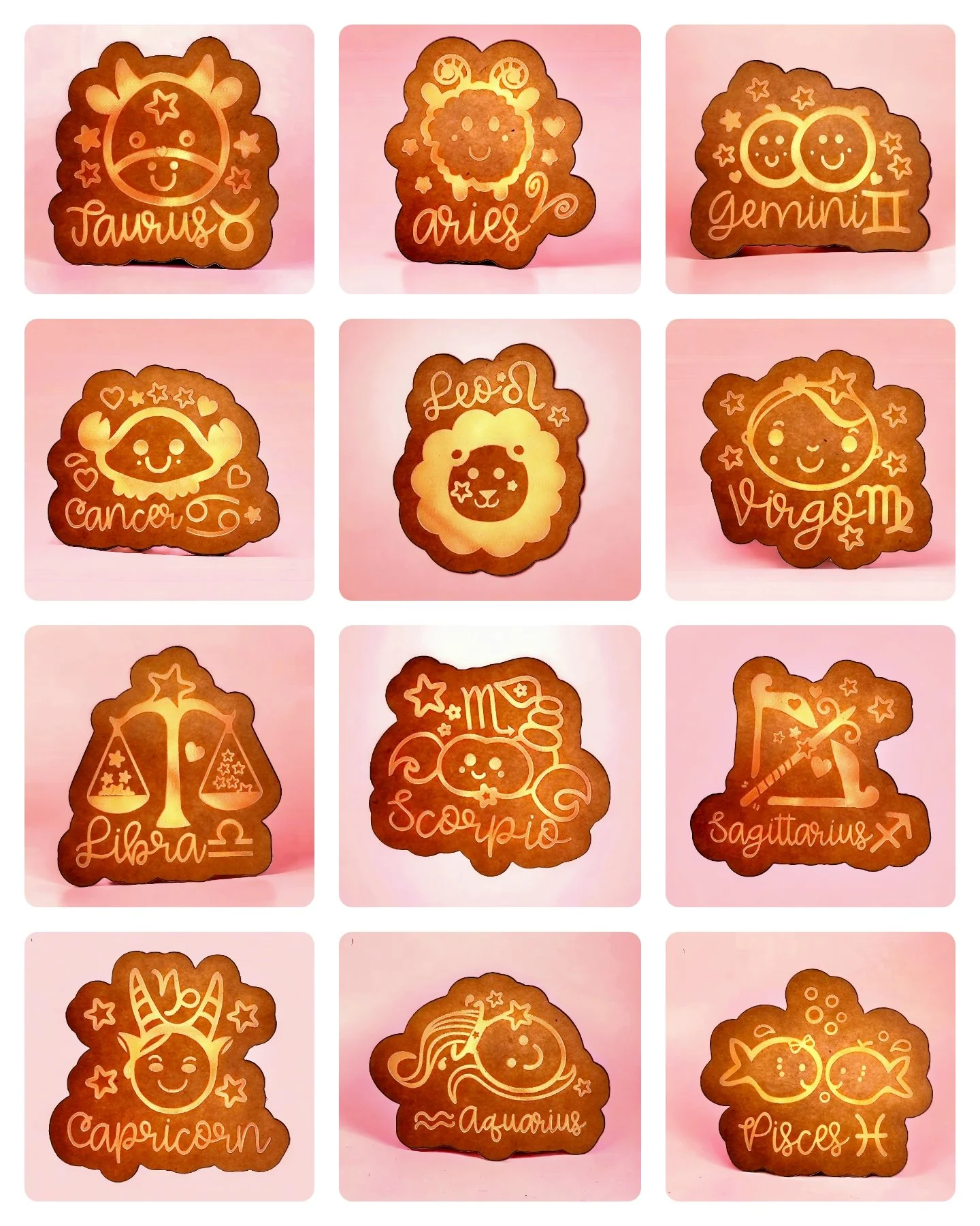 Kawaii Horoscope Flats