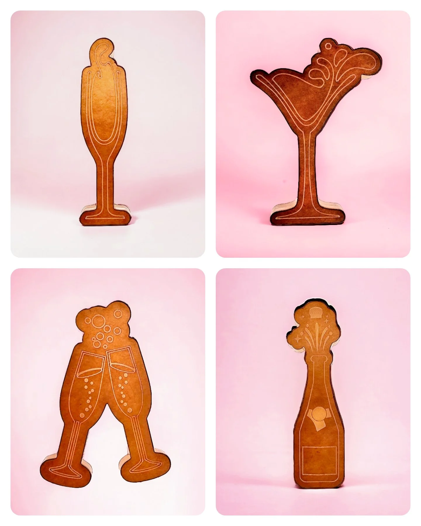 NYE Outlined Beverage Flats