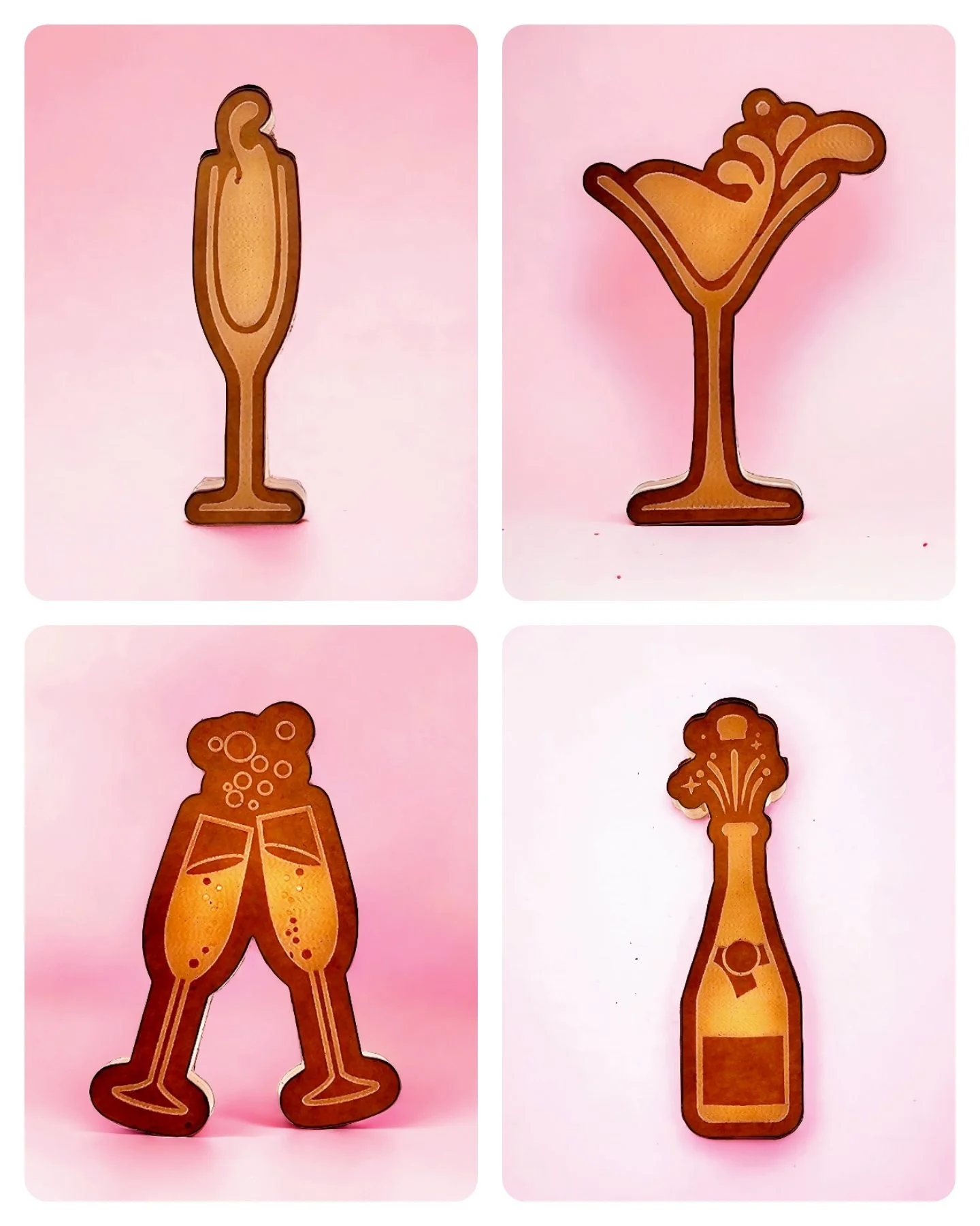 NYE Engraved Beverage Flats