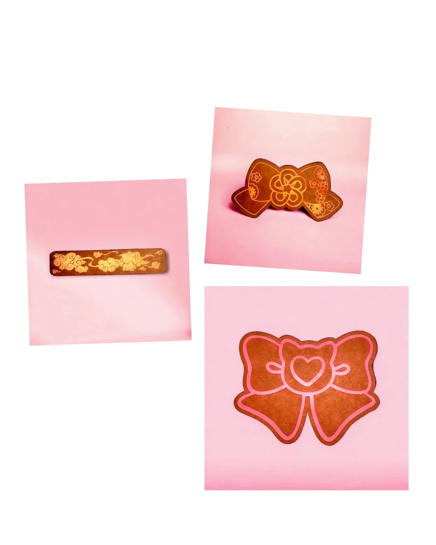 Festive Bow Barrettes