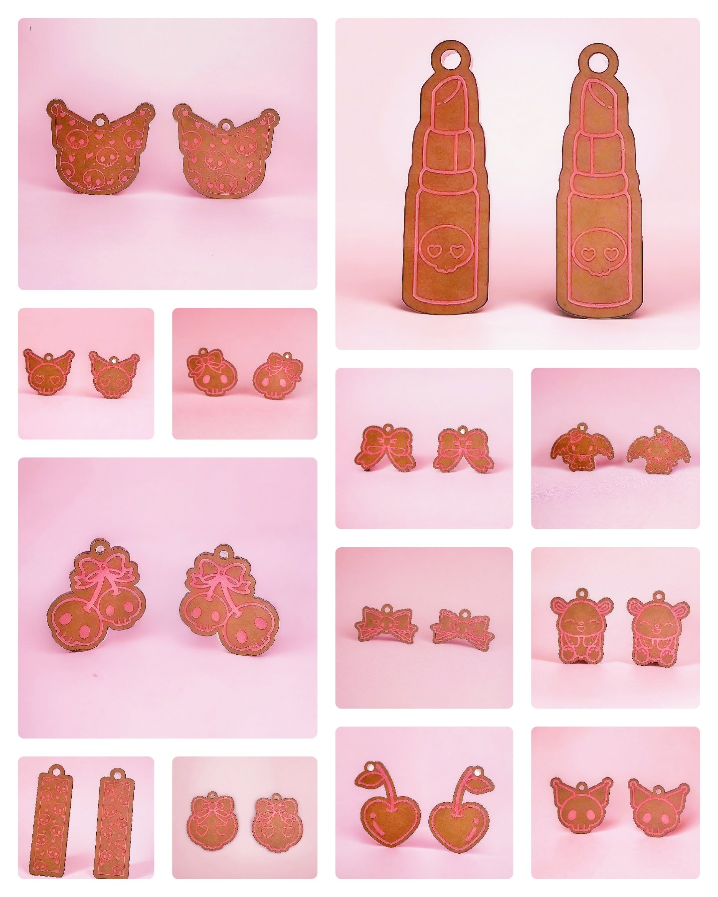 K Bunny Earrings Set 1